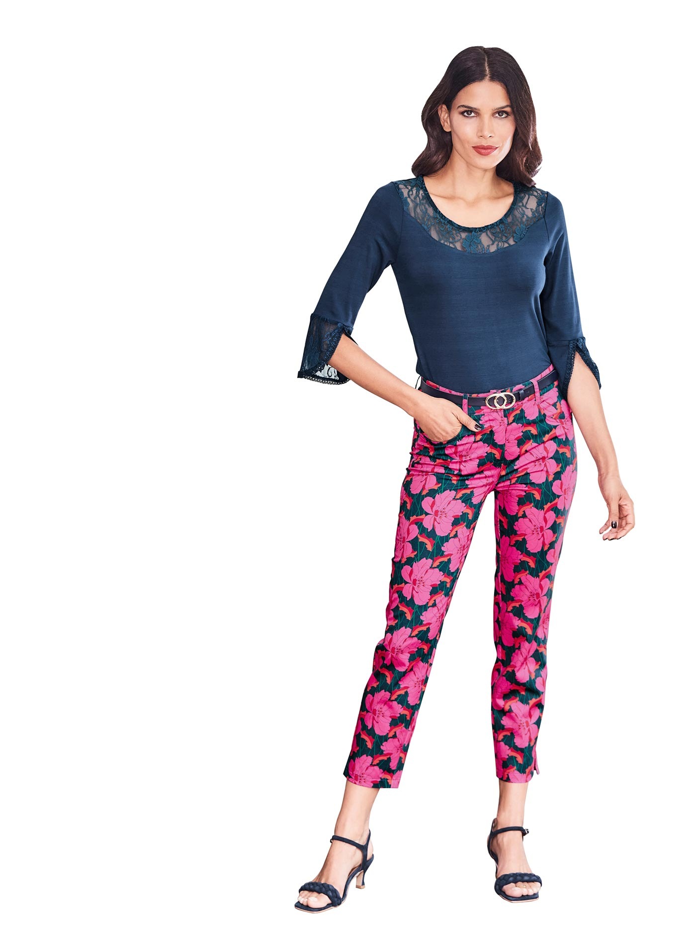 Image of ASHLEY BROOKE by Heine Spitzenshirt »Shirt«, (1 tlg.) bei Ackermann Versand Schweiz