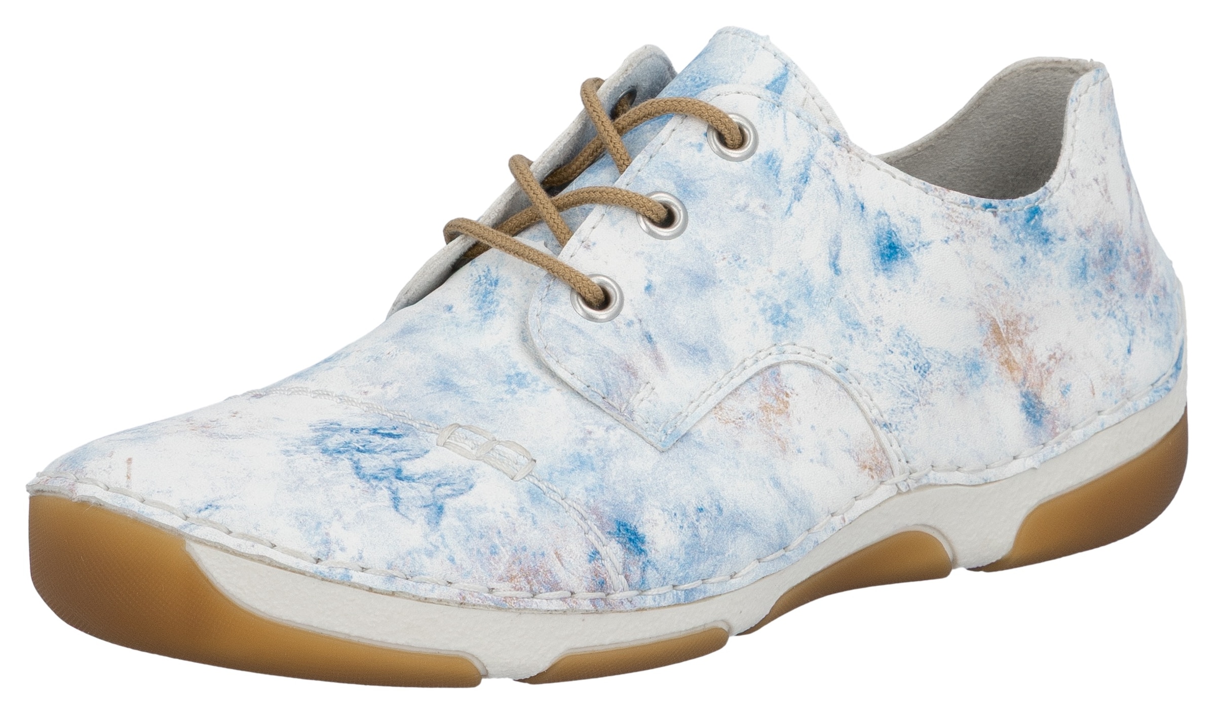 Image of Rieker Sneaker Schnürschuh, Halbschuh, Casual-Schnürer mit softer Innensohle