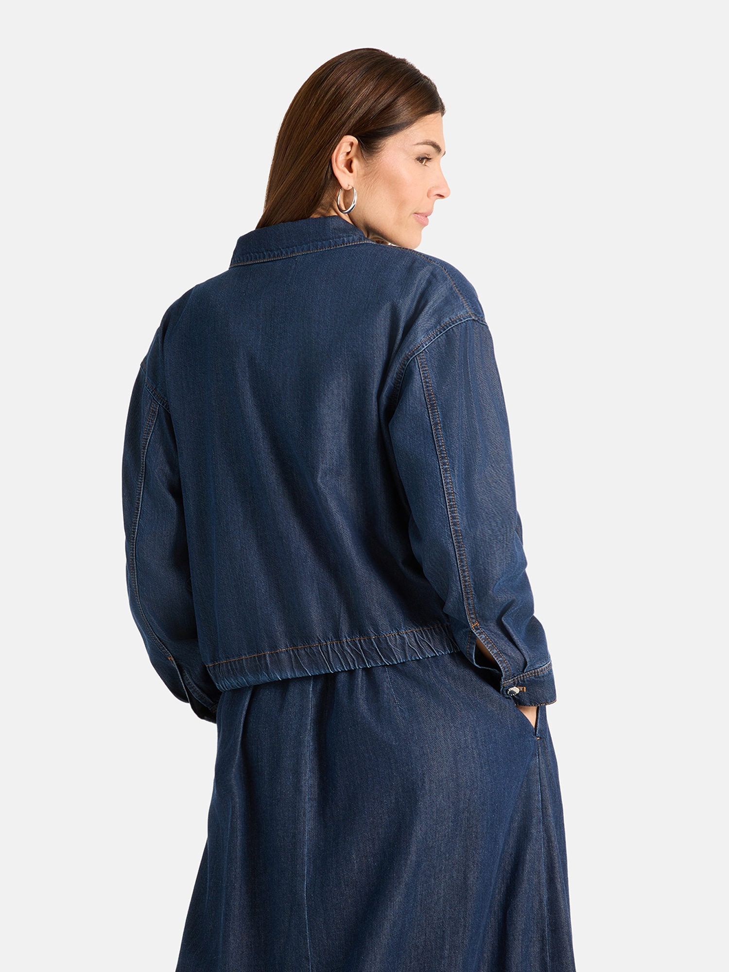 Lieblingsstück Jeansjacke »CrossL« mit elastischem Saum