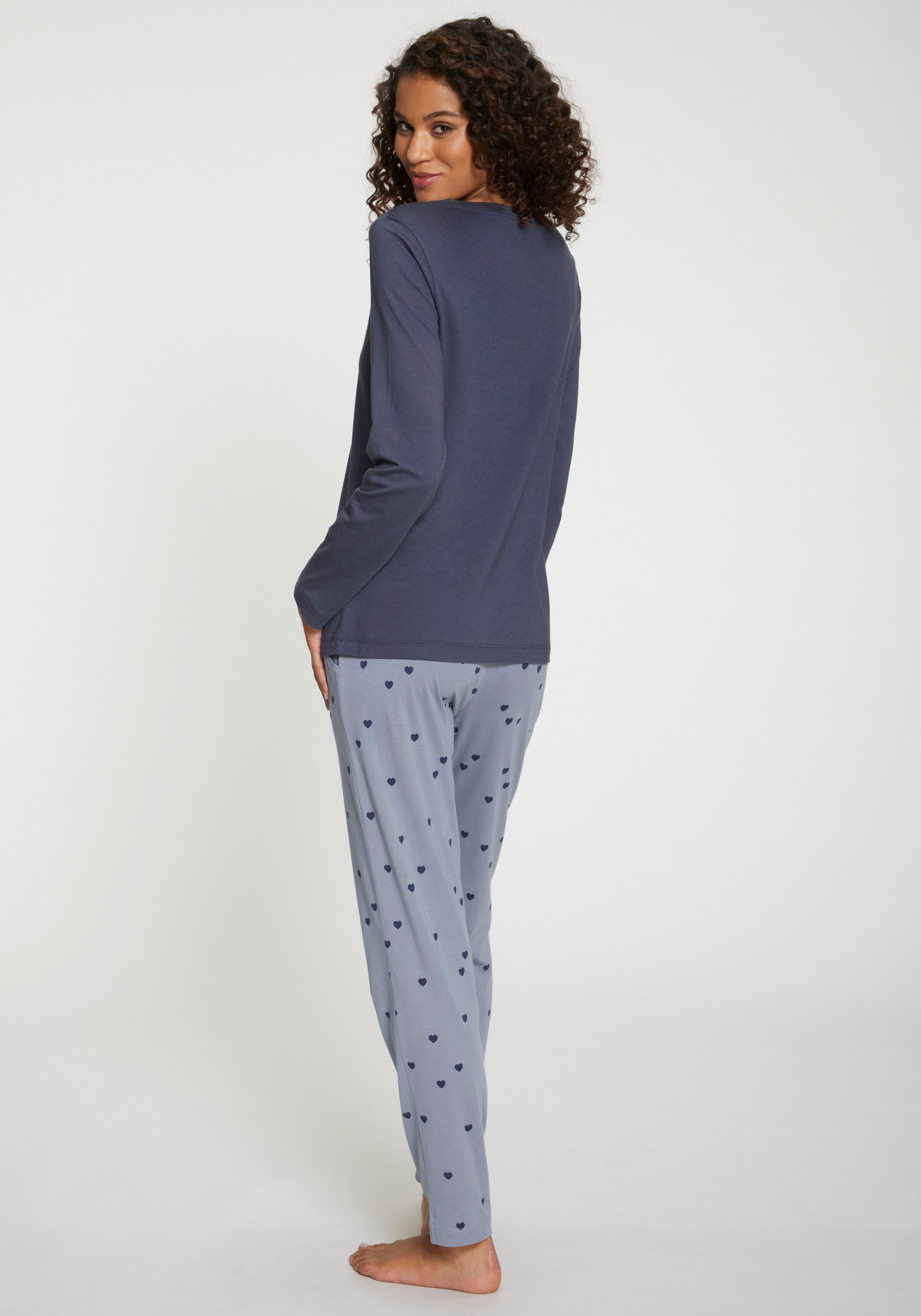 Vivance Dreams Pyjama 2 pièces mit süssem Schrift-Aufdruck