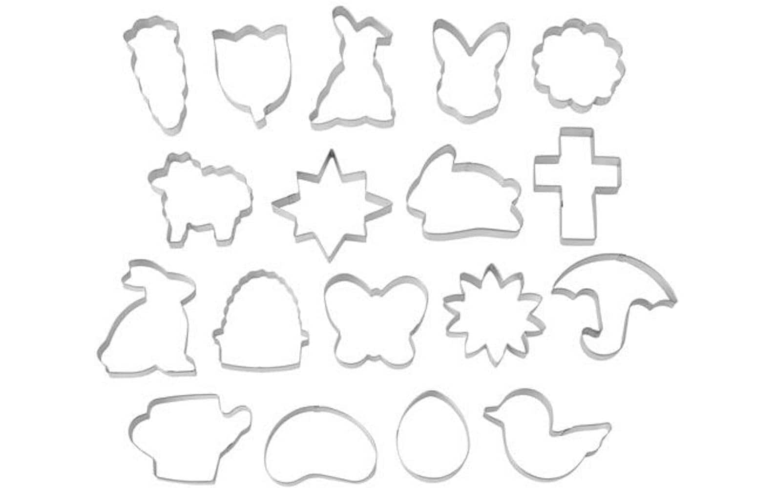   Emporte-pièce »BackshopSchweiz Wilton Ostern Set - 18 Stk« 18 cuis tlg.