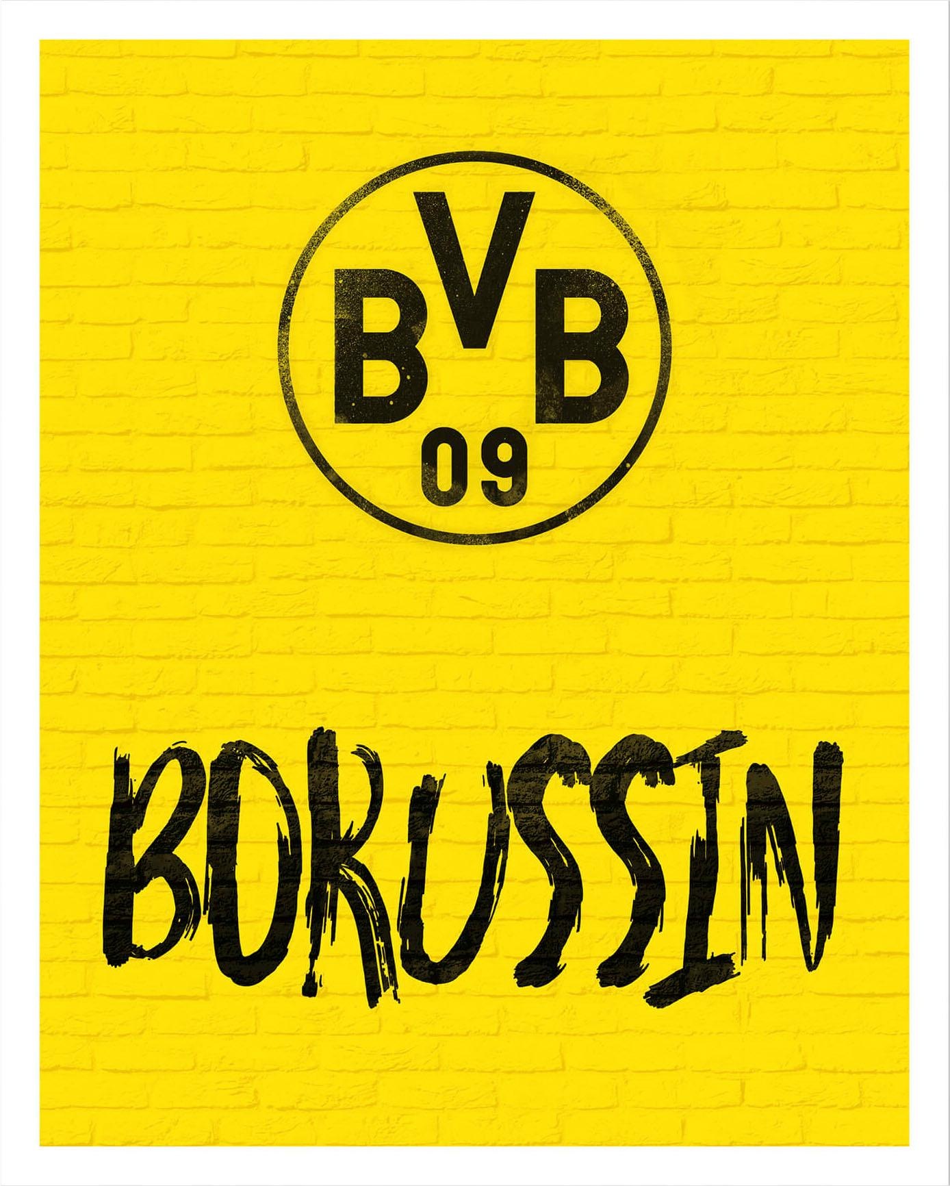 Image of Wall-Art Poster »BVB Borussin«, Poster, Wandbild, Bild, Wandposter bei Ackermann Versand Schweiz