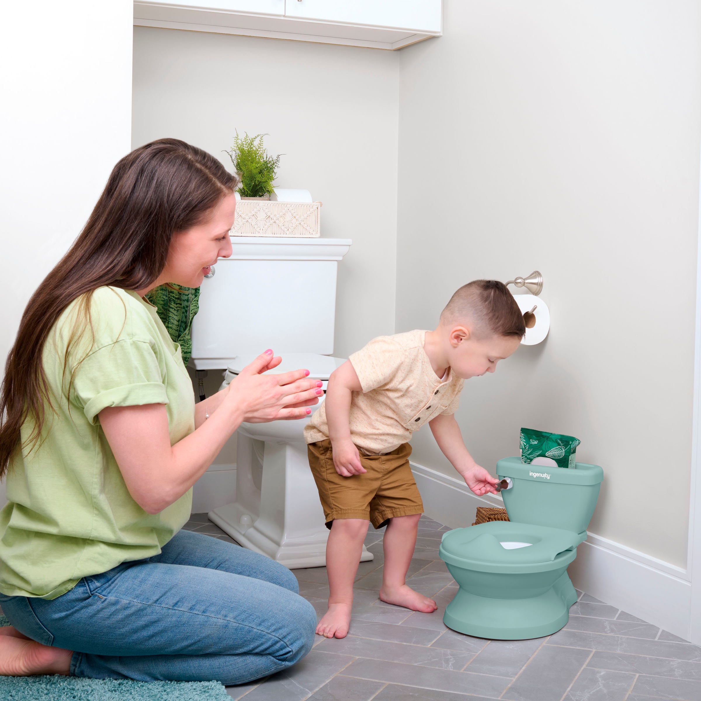 ingenuity Toilettentrainer »My Size Potty Pro™ - Weiss«