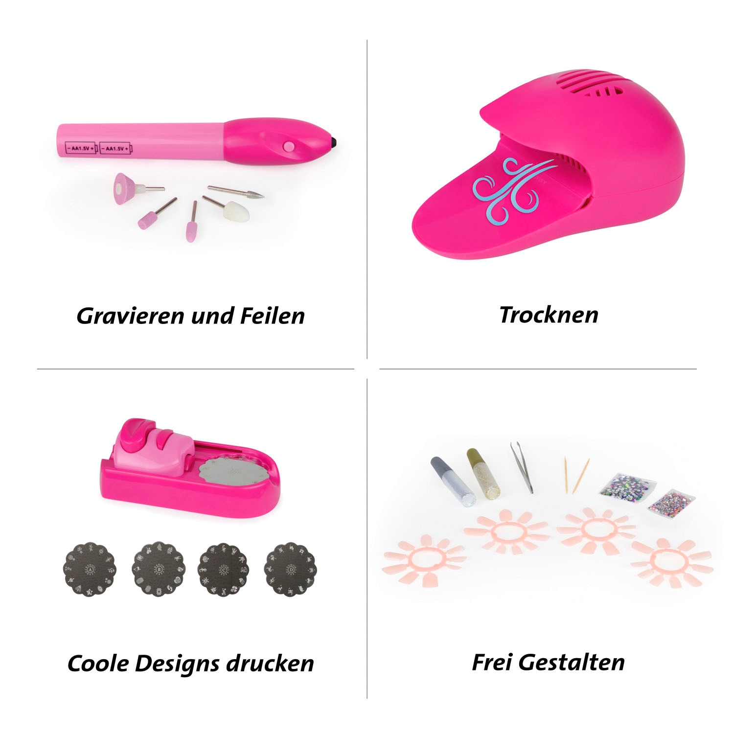 Lena® Set créatif »Mani-Pedi Nail Salon«