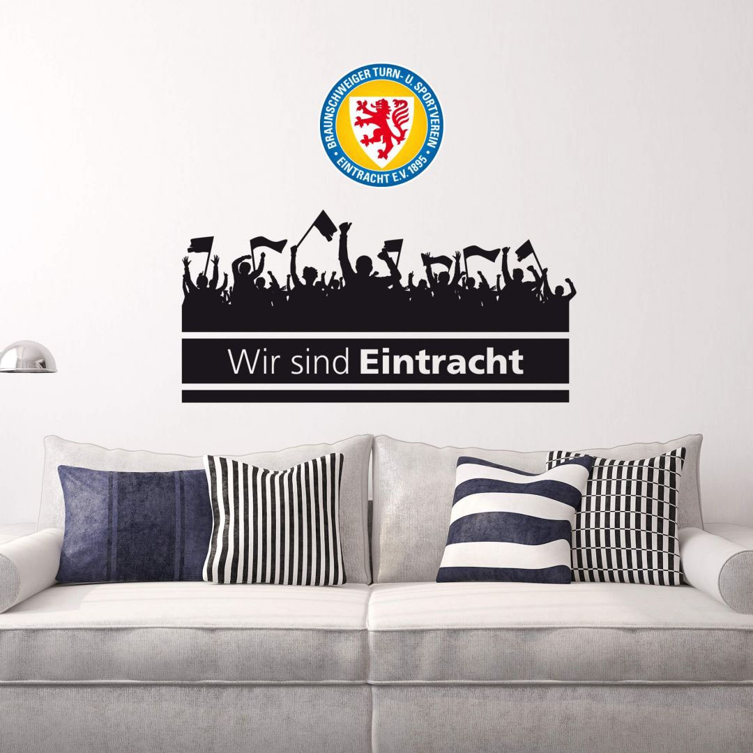 Wall-Art Wandtattoo »Eintracht (1 Fans Logo«, bequem St.) Braunschweig kaufen