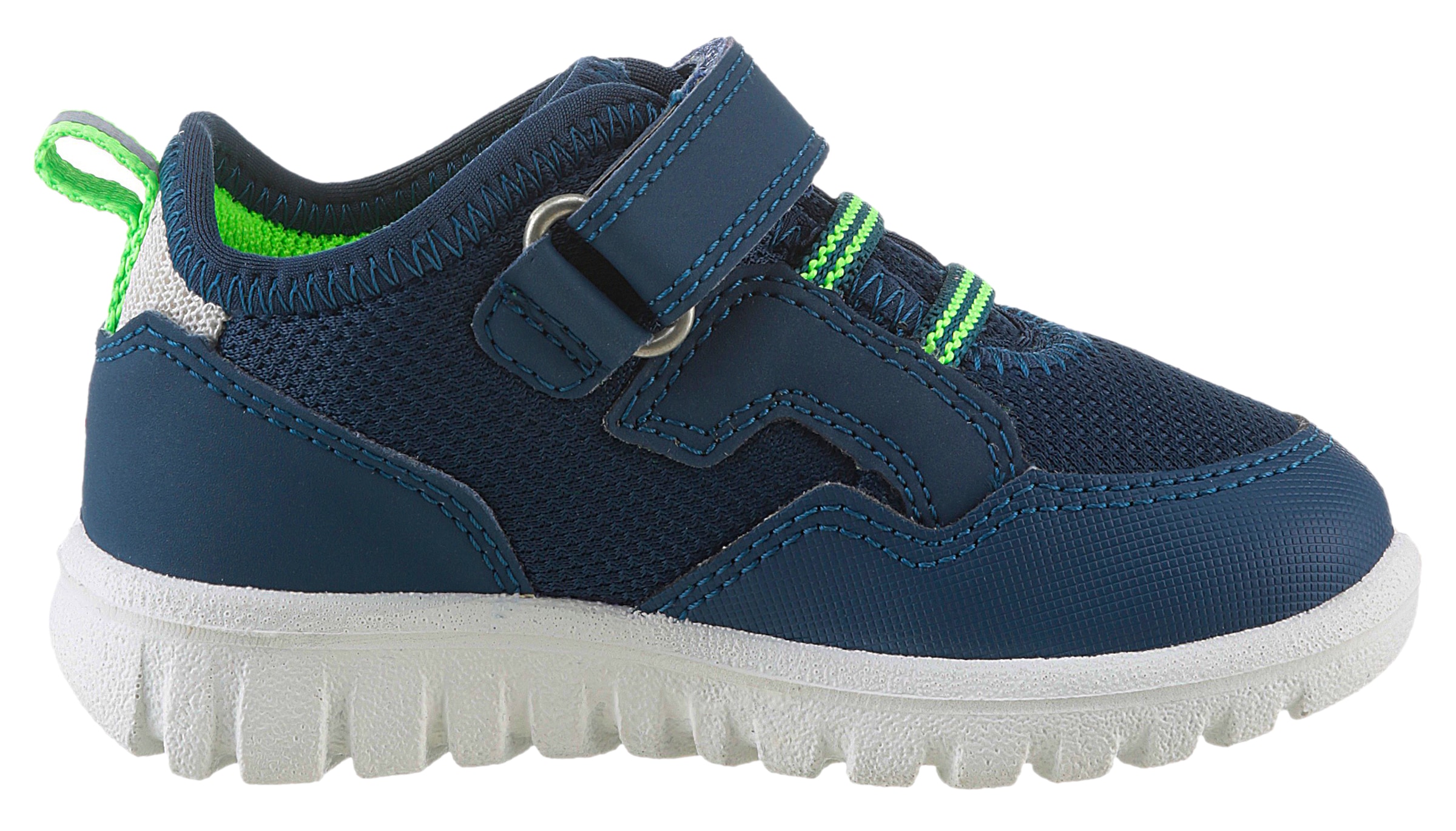 Superfit Klettschuh »SPORT7 MINI WMS: mittel«  Sneaker zum Schlupfen, unifarben, Grössenschablone zum Download