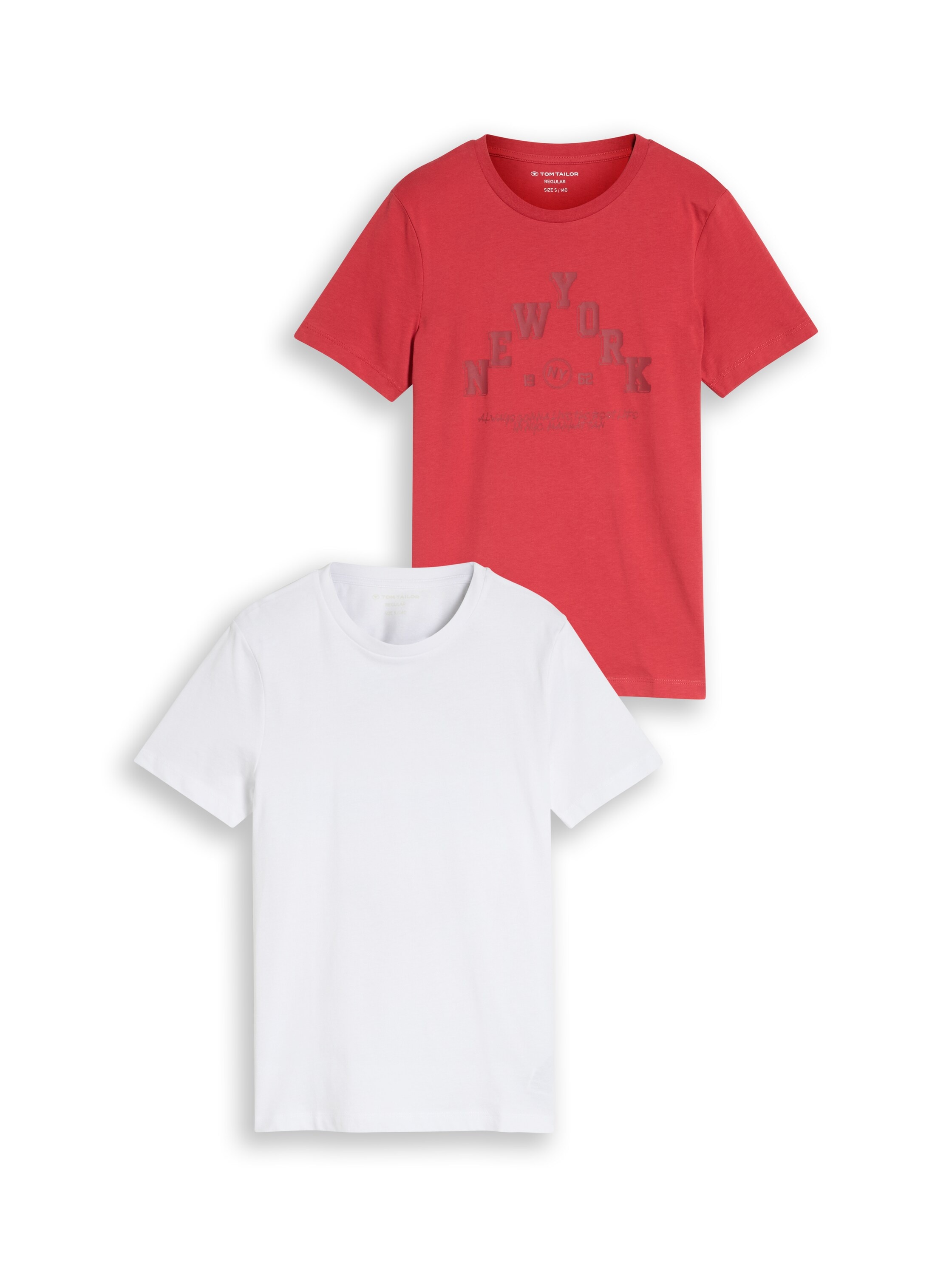 Image of TOM TAILOR T-Shirt Packung, 2 2er Pack mit Print