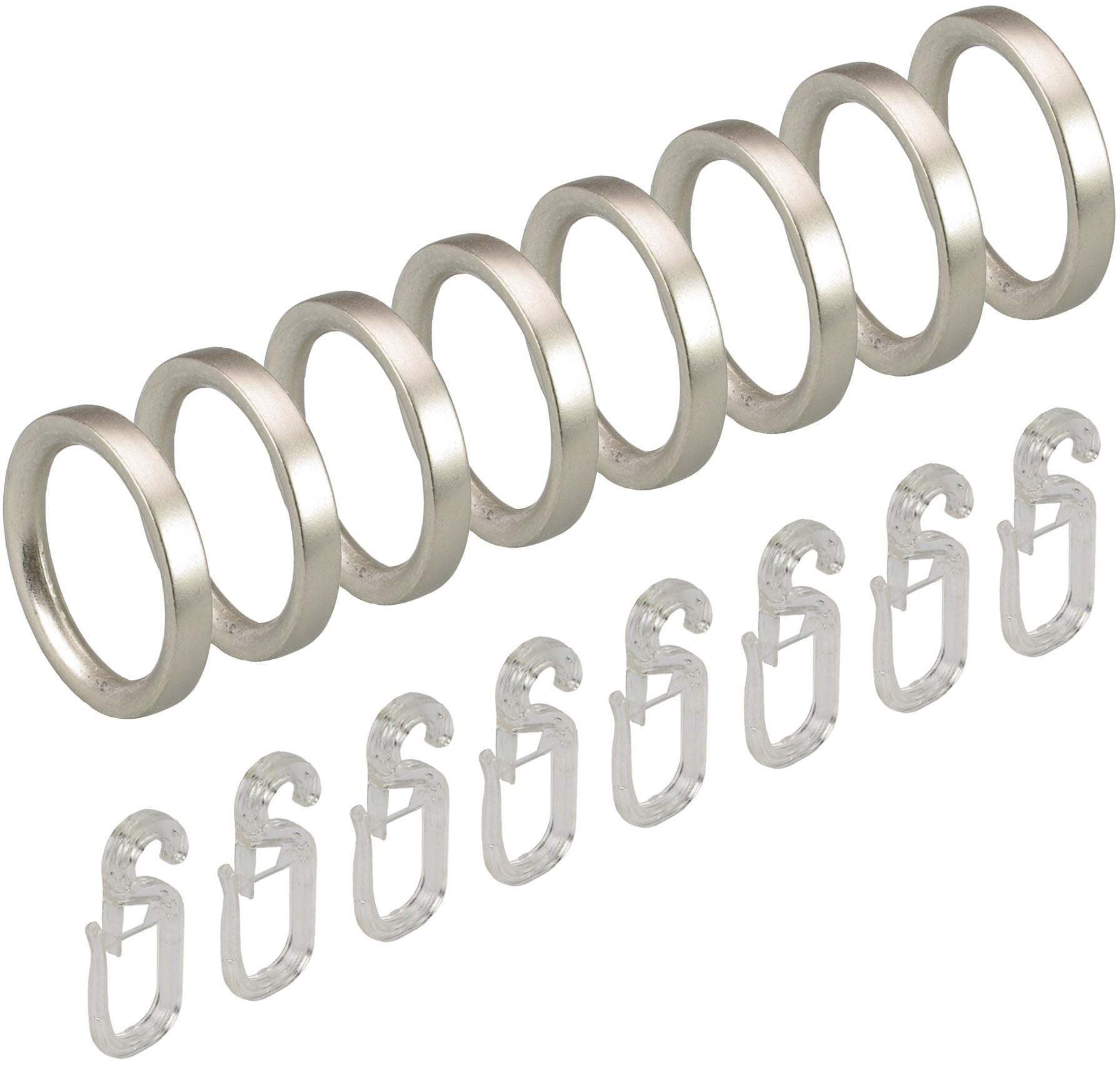 »Venis«, Good kaufen Faltenlegehaken), Life 16 Vorhang-Stangen mit (Set, bis für St., bequem 10 mm Gardinenring Ø