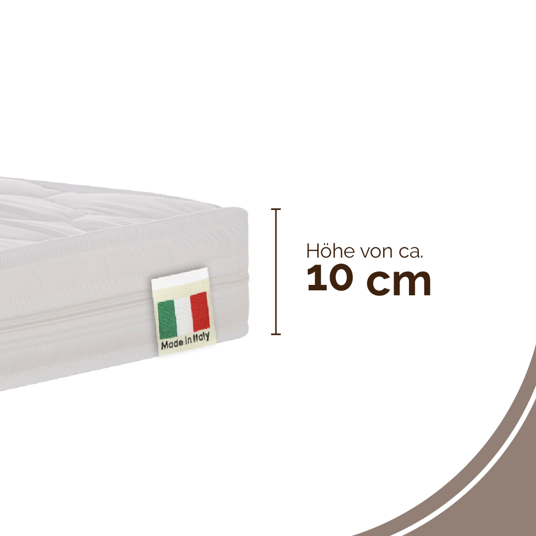 DI QUATTRO Matelas mousse confort »Matratze Caravan« 10 cm hoch Raumgewicht: 28 kg/m³ 1 cuis tlg. Matratze in verschiedenen Grössen erhältlich, atmungsaktive Matratze