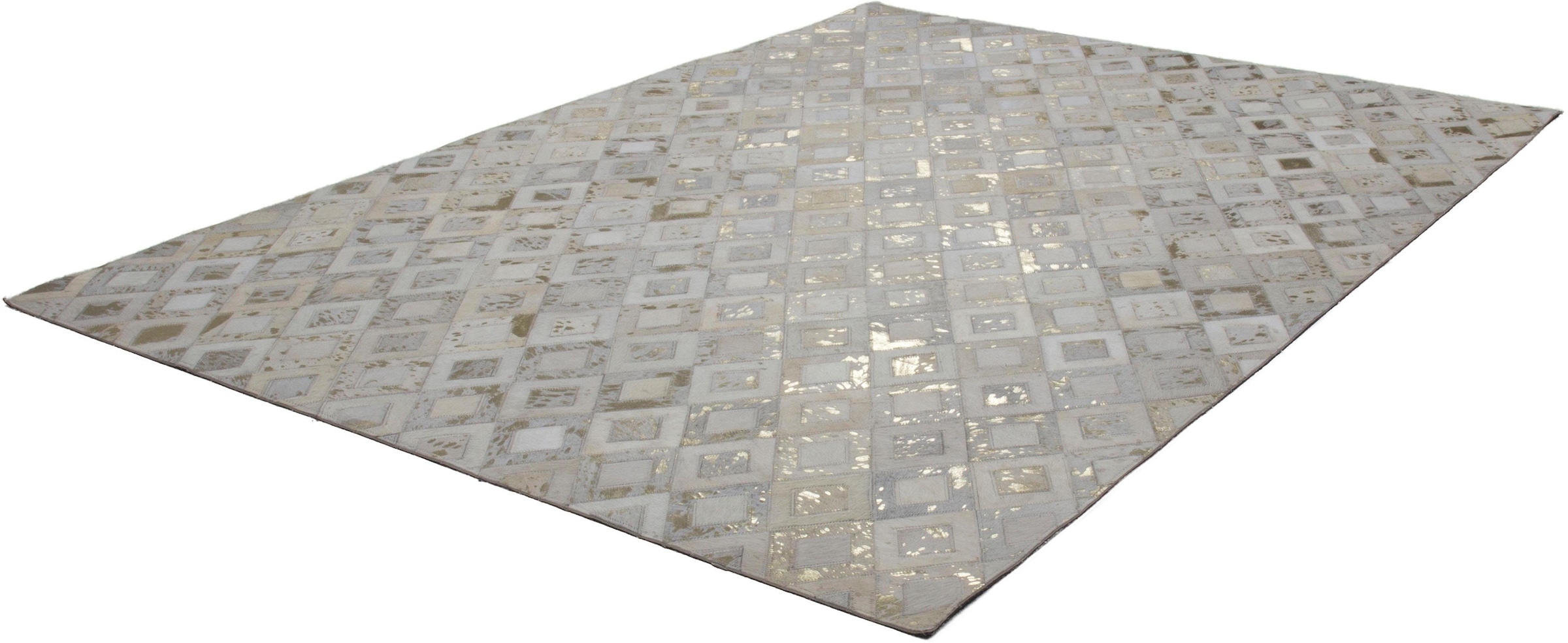 calo-deluxe Fellteppich »Scarllet 110«, rechteckig, 8 mm Höhe, echtes Rinderfell, Wohnzimmer