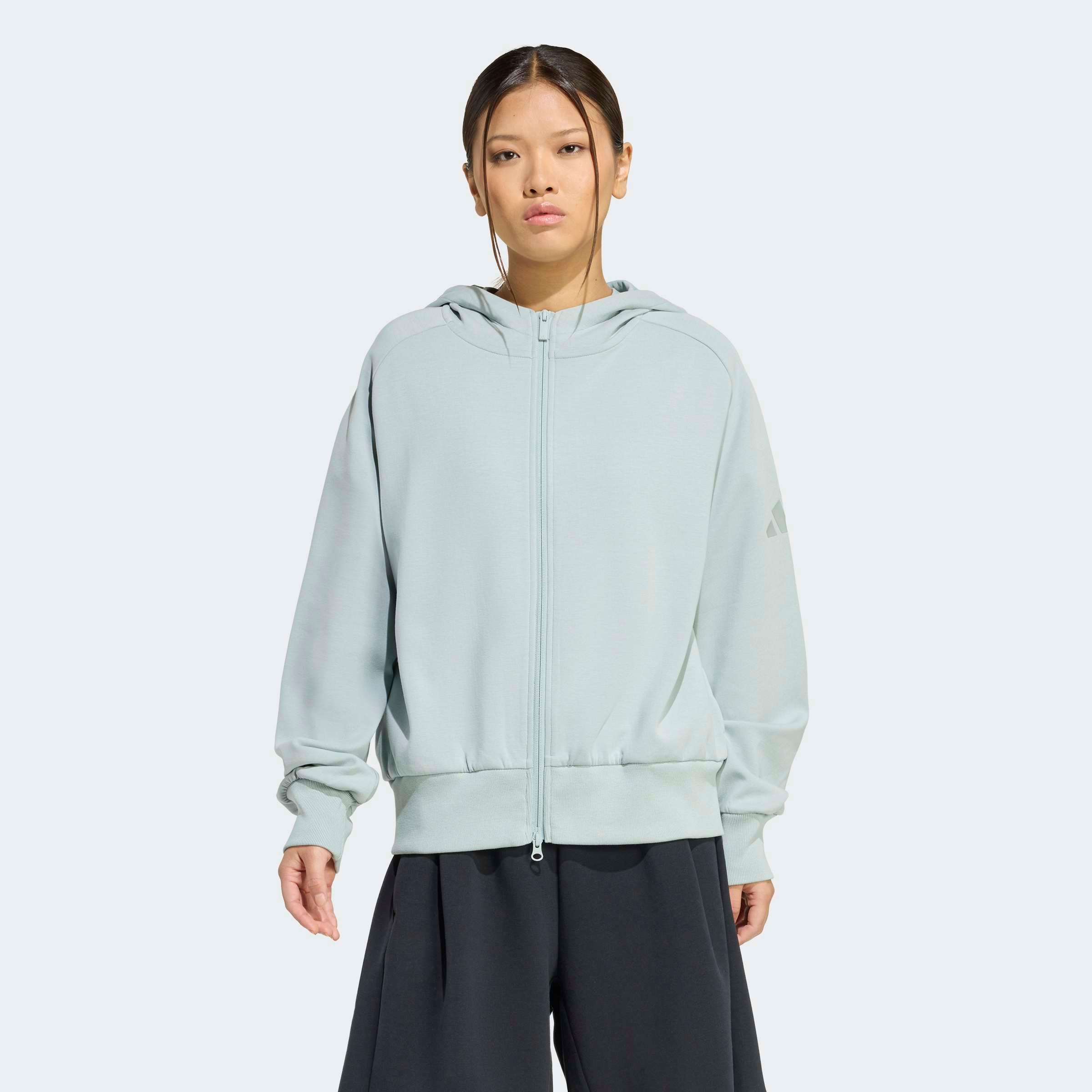 Image of adidas Sportswear Kapuzensweatshirt "SOFT LUX, REISSVERSCHLUSS"