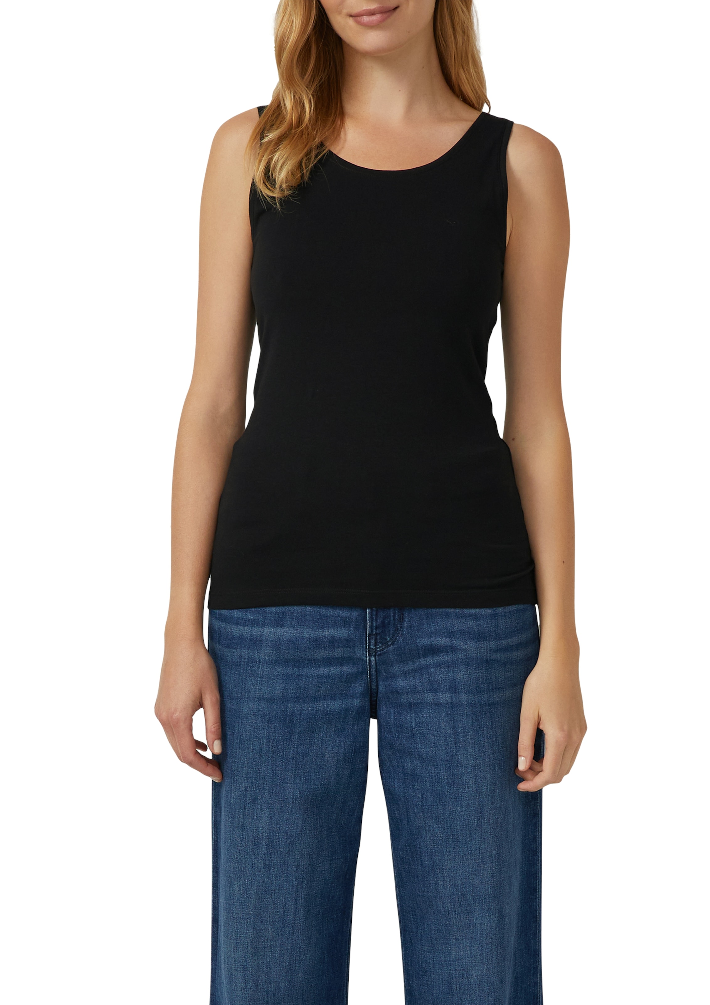 s.Oliver Tanktop 2 Stk. tlg. 2-er Pack, Sommertop, mit Stretch