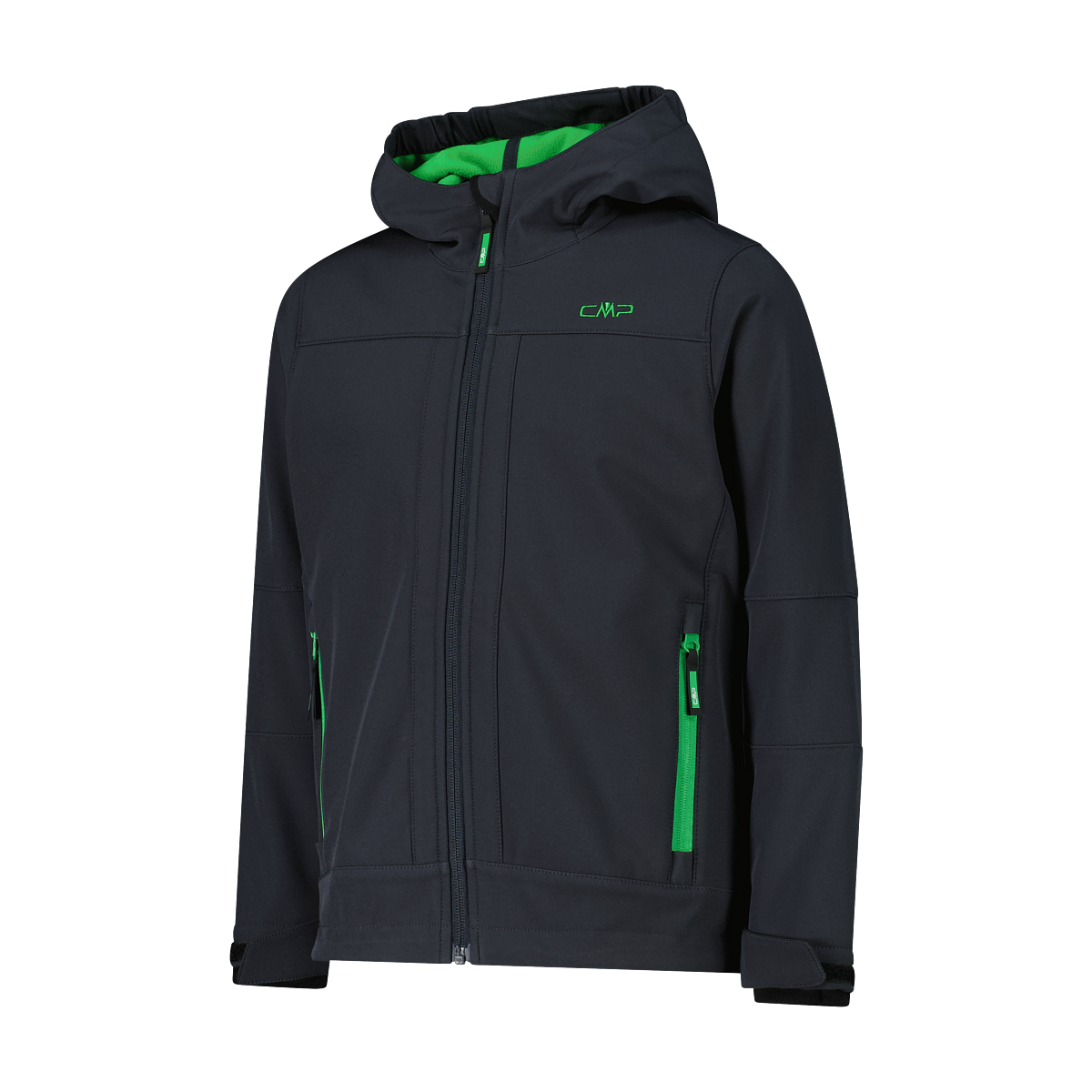 CMP Softshelljacke »KID SOFTSHELL JACKET FIX HOOD für Kinder«, (1 St.), mit Kapuze, Atmungsaktiv & Wärmeisolierend & Wasserabweisend & für Kinder