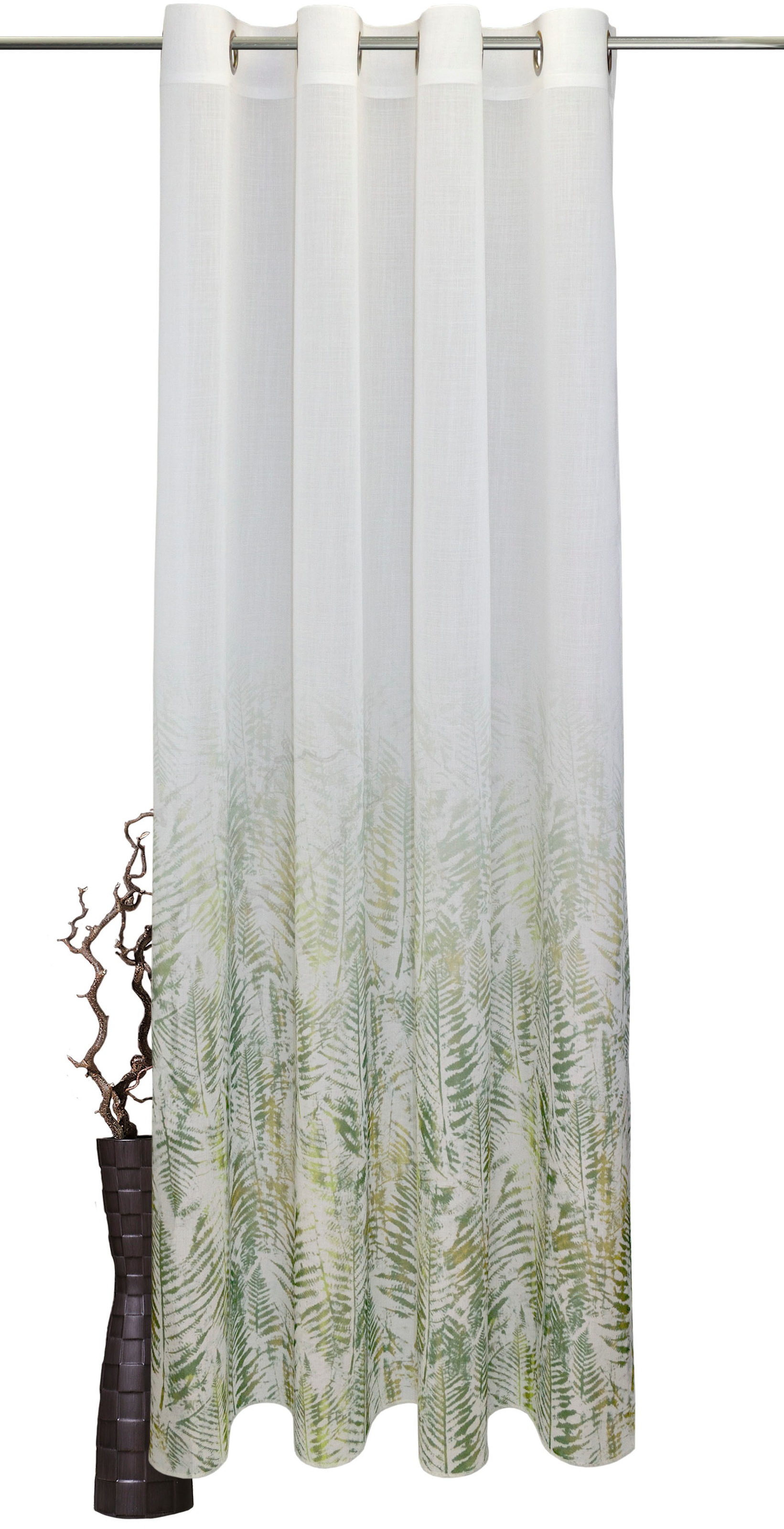 Image of VHG Vorhang »Fern Leaf«, (1 St.), Deko Fixmass,Verlauf,Digitaldruck bei Ackermann Versand Schweiz