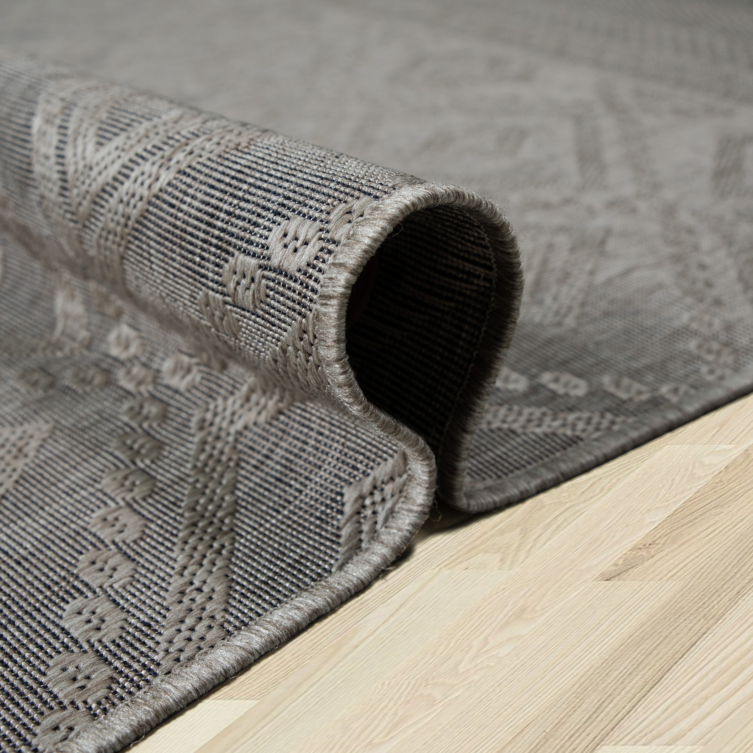 my home Tapis »Toronto auch als Läufer erhältlich« Rectangulaire 3 mm Höhe In- und Outdoor geeignet, Sisal-Optik, Wetterfest & UV-beständig, Boho