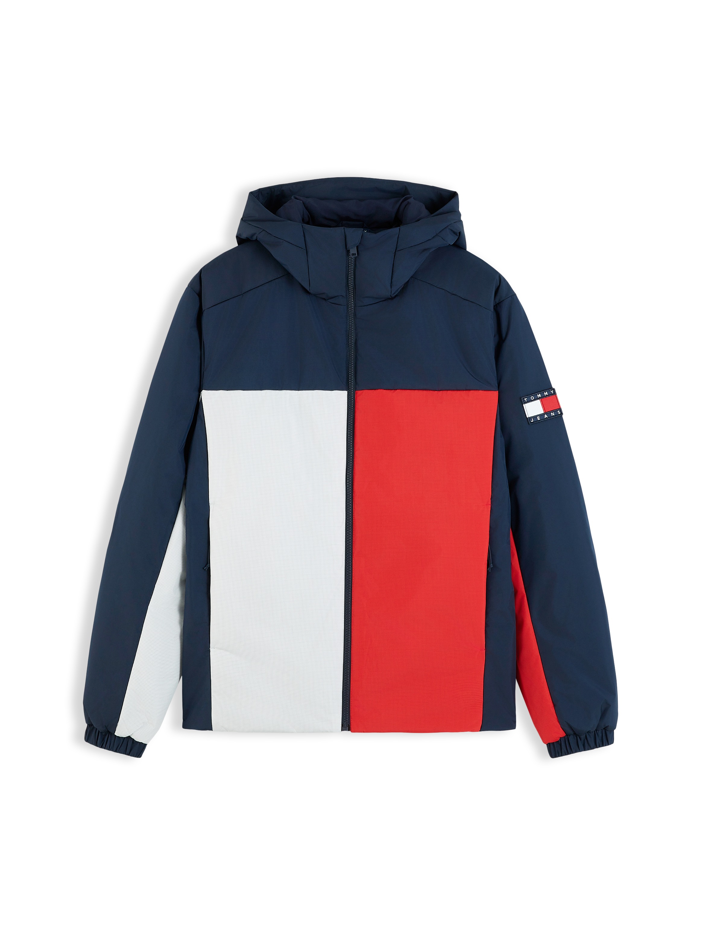 Tommy Jeans Outdoorjacke mit Kapuze Freizeitjacke, Übergangsjacke, Regular Fit, Kapuze