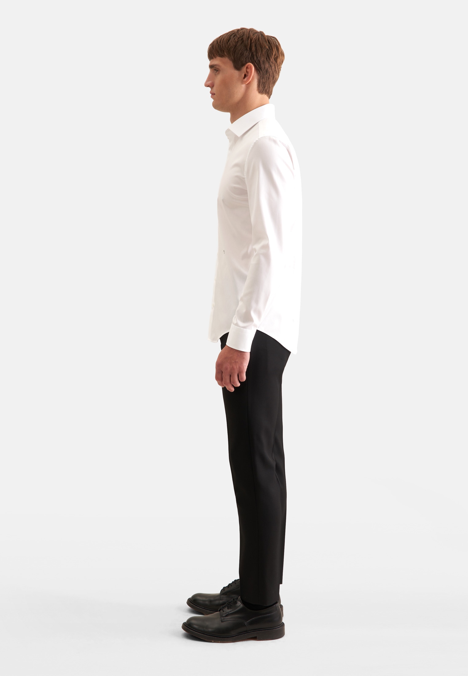 seidensticker Chemise d'affaires »Schwarze Rose« col Kent 1/1 slim uni