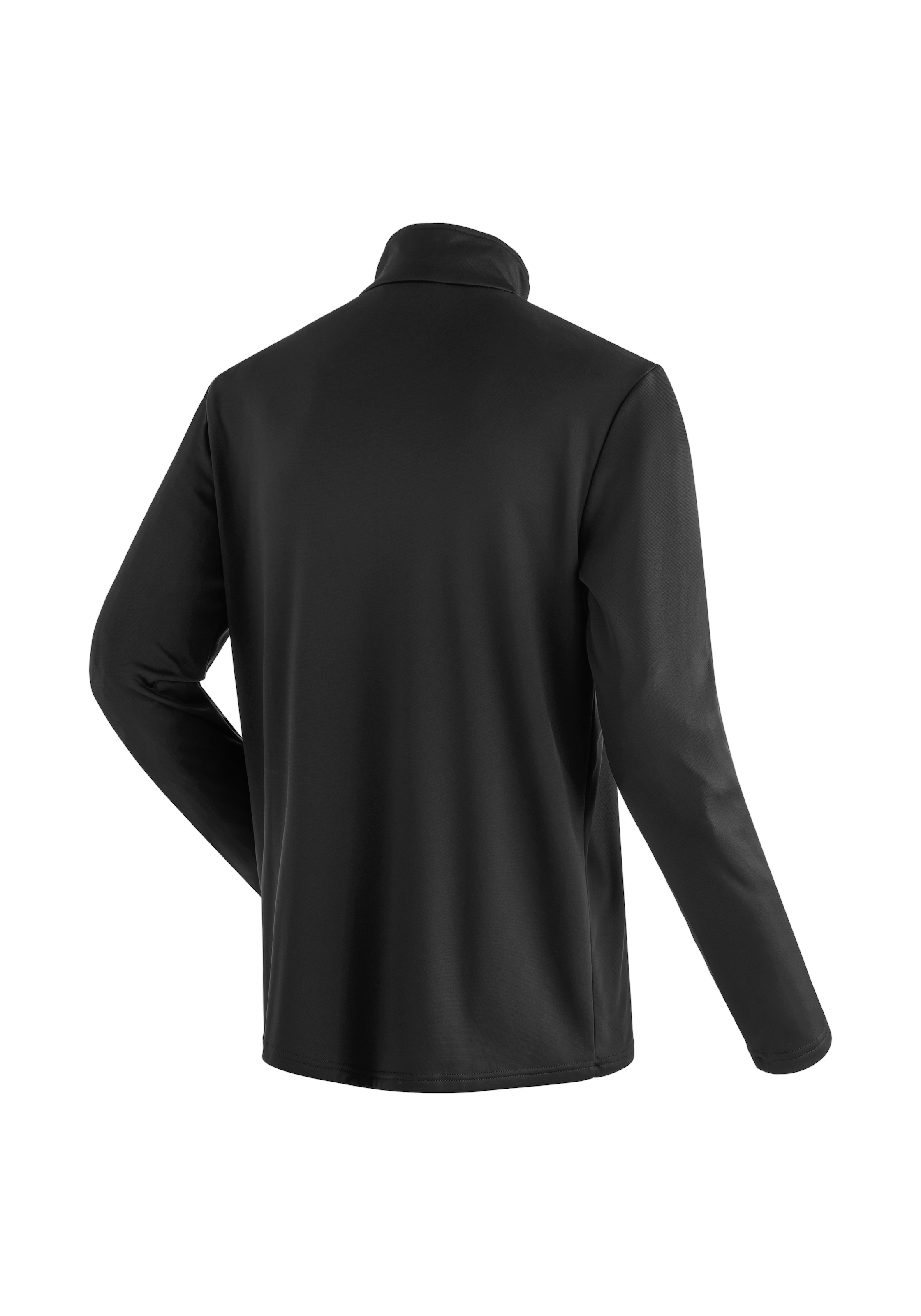 Maier Sports Pull en polaire »Felix«, polaire homme, couche intermédiaire fonctionnelle, demi-zip, coupe régulière
