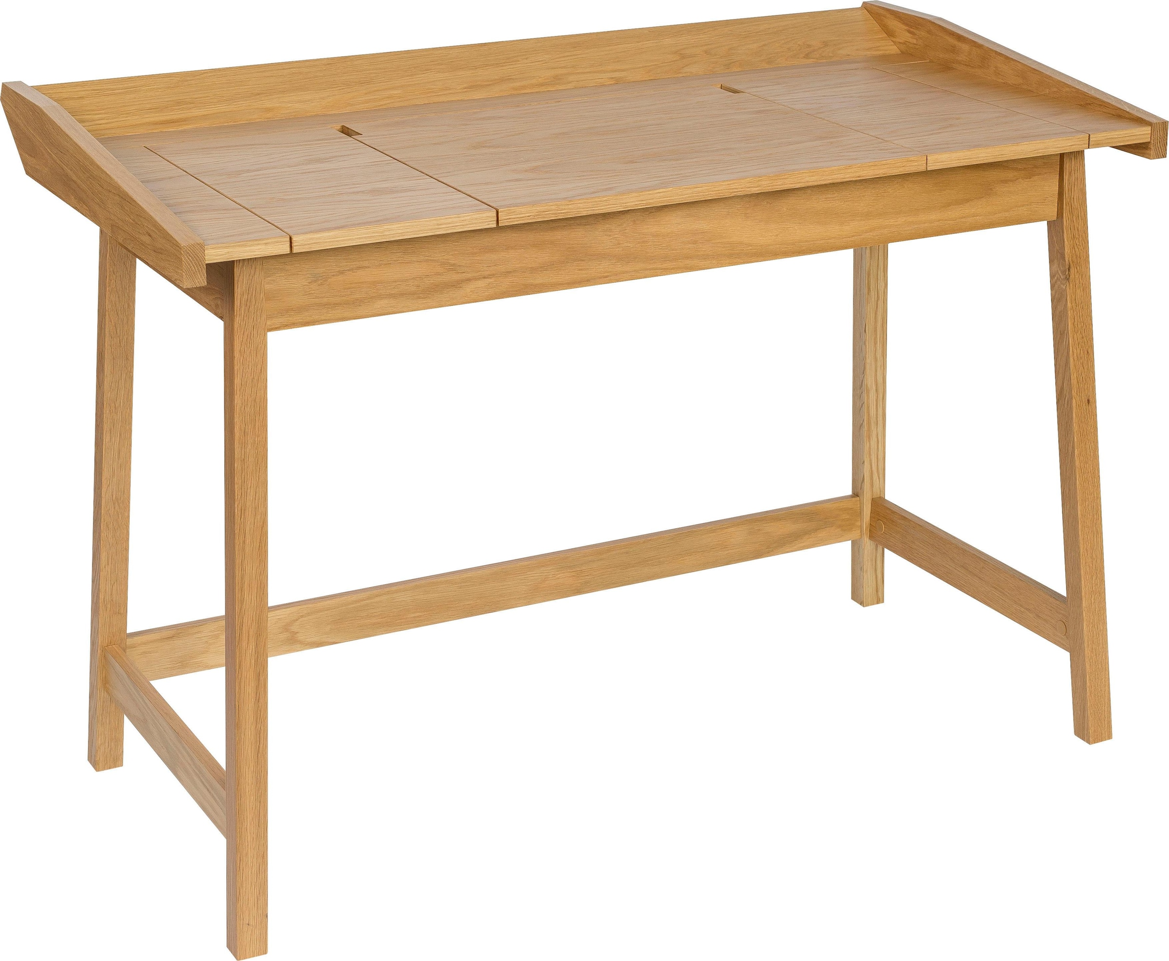Schreibtisch Holzfurnier auf versandkostenfrei aus Design, Woodman skandinavisches Eiche »Walter«,