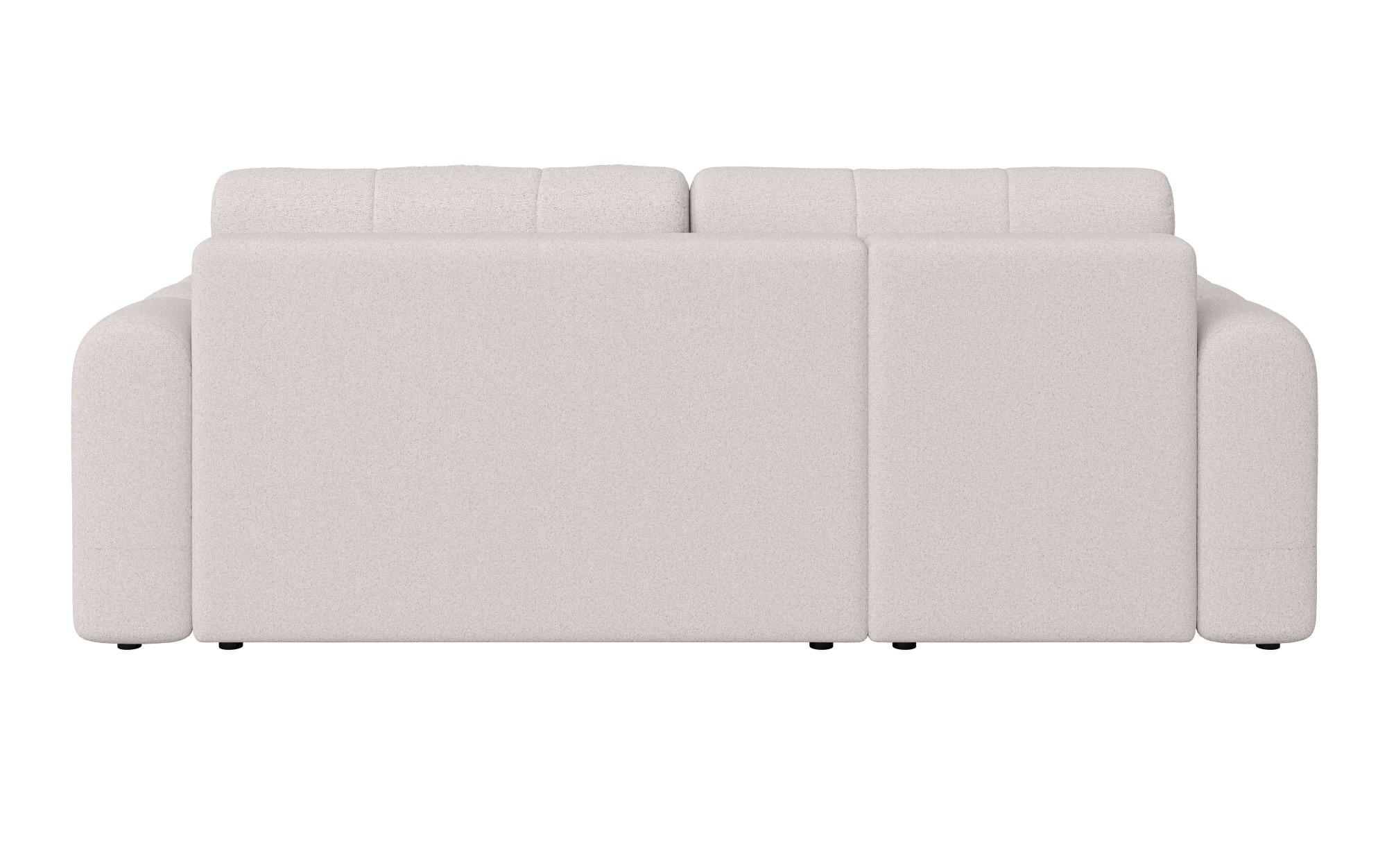 INOSIGN Ecksofa »Manilla, wahlweise mit Bettfunktion, B/T/H 265/170/91 cm«, L-Form mit Recamiere rechts/links bestellbar, Wellenunterfederung