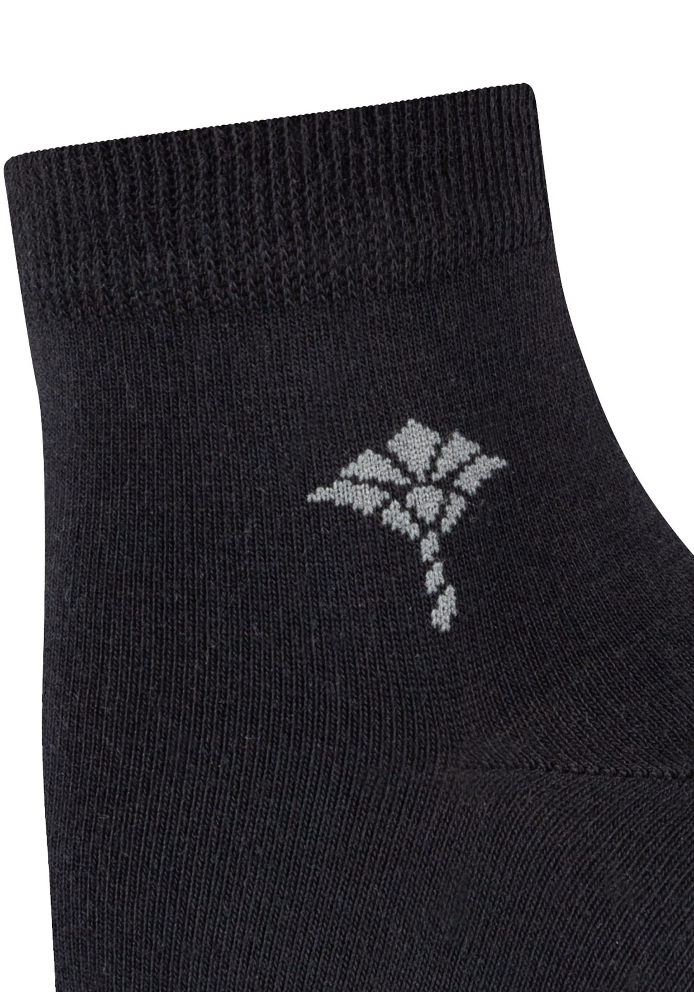JOOP! Kurzsocken »for your daily glam«, (4 Paar), mit weichem Fussbett