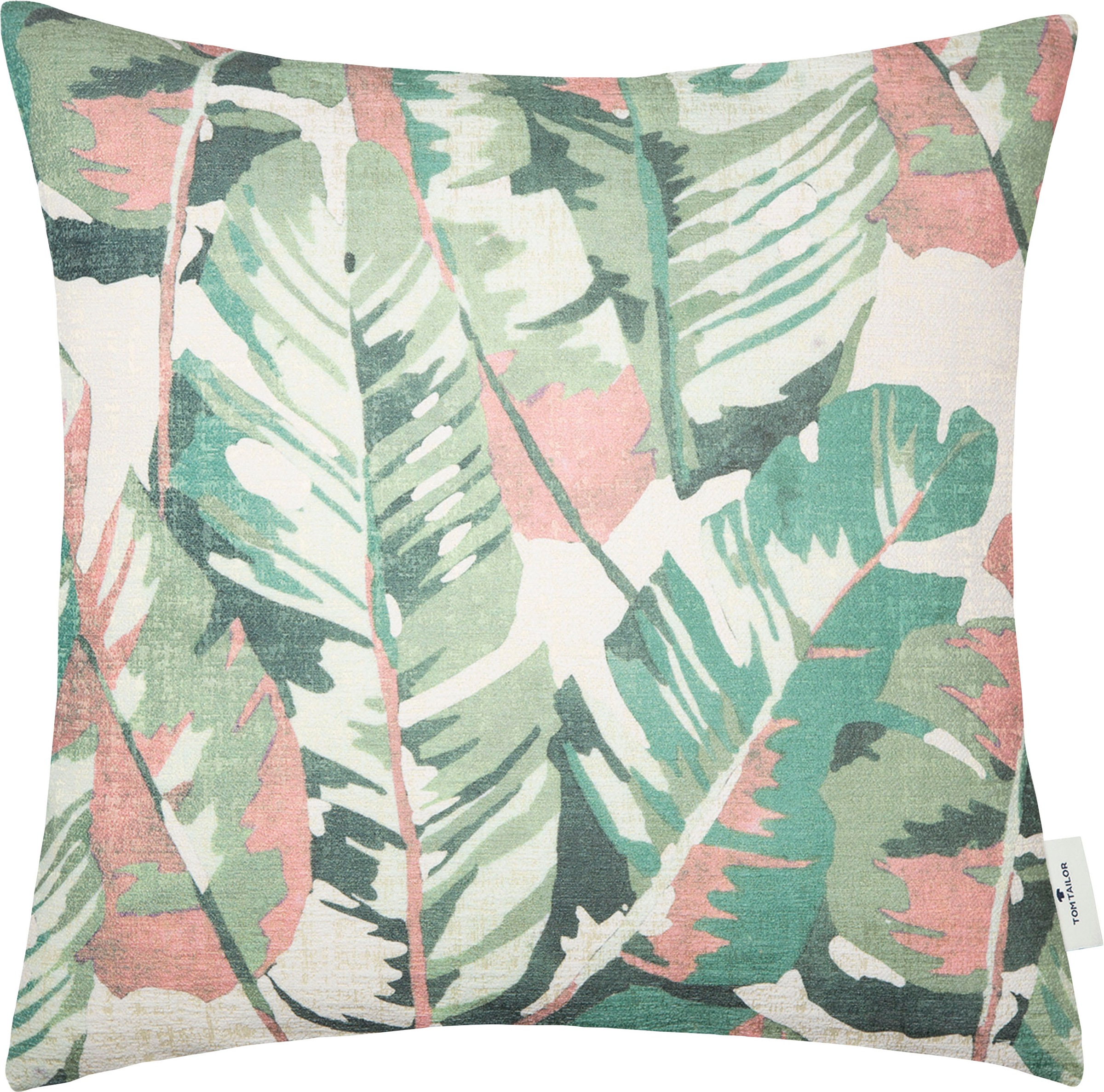 Image of TOM TAILOR Dekokissen »Banana«, (1 St.), mit floral aufgedrucktem Bananen-Blattmotiv bei Ackermann Versand Schweiz