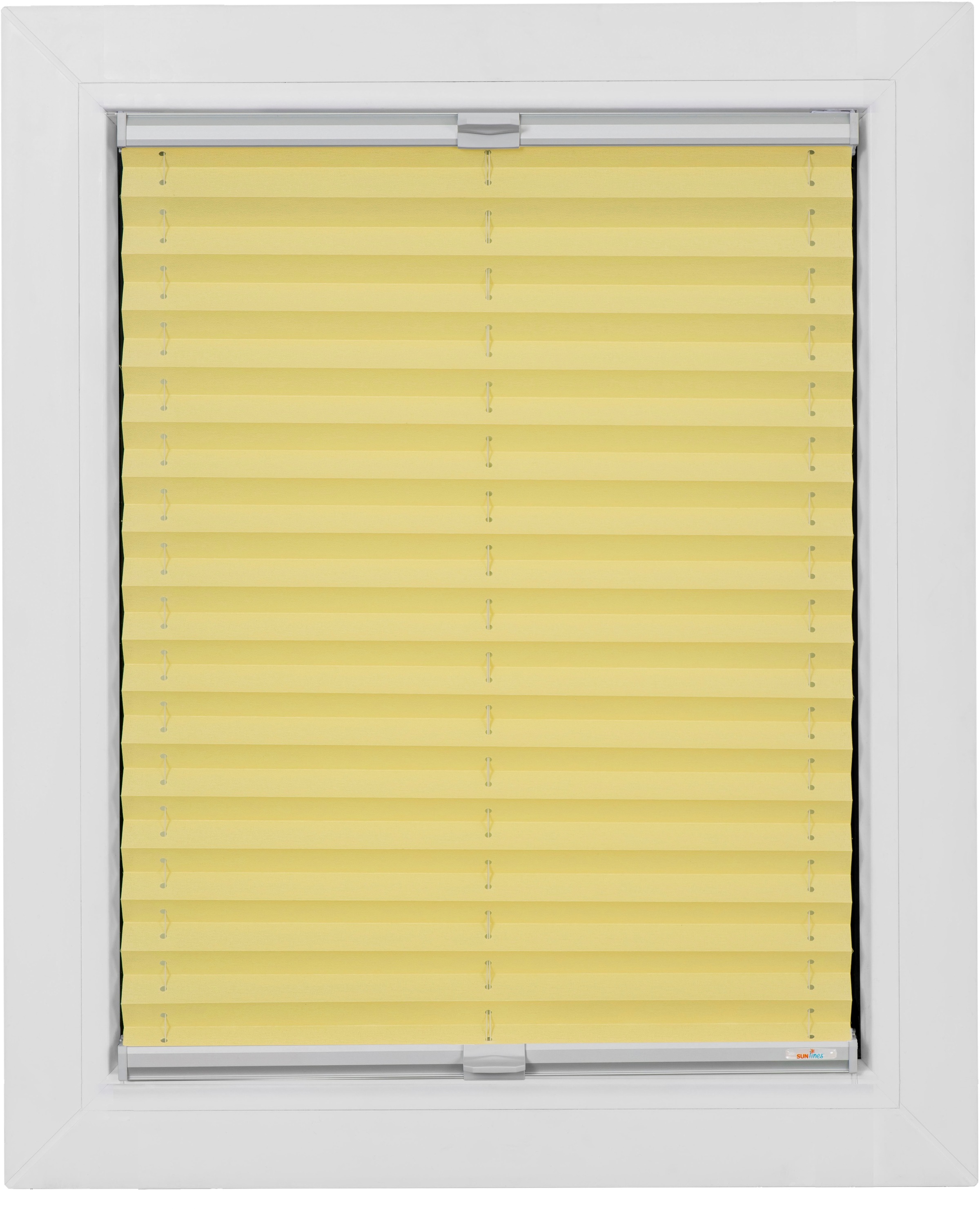 Image of sunlines Plissee »One Size Style Crepe«, blickdicht, mit Bohren, verspannt, Zubehörfarbe grau bei Ackermann Versand Schweiz