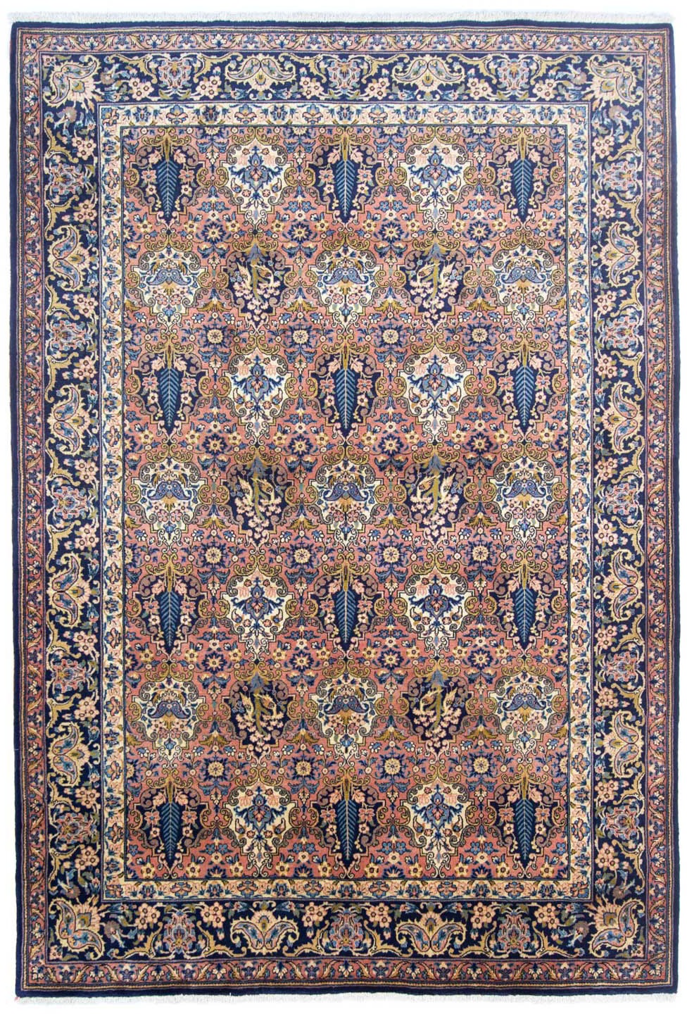 Image of morgenland Wollteppich »Bachtiar Felder Rosso chiaro 298 x 204 cm«, rechteckig, 1 mm Höhe, Unikat mit Zertifikat bei Ackermann Versand Schweiz