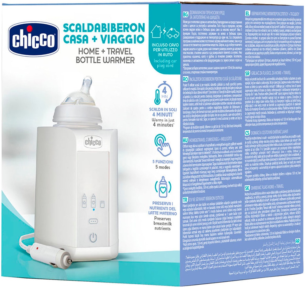 Chicco Flaschenwärmer »Zuhause/Unterwegs« inkl. Adapter für das Auto