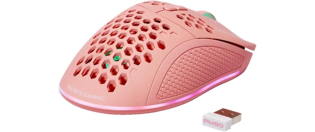Image of DELTACO Gaming-Maus "GAM-120-P RGB" Leichte Gaming-Maus mit RGB Beleuchtung