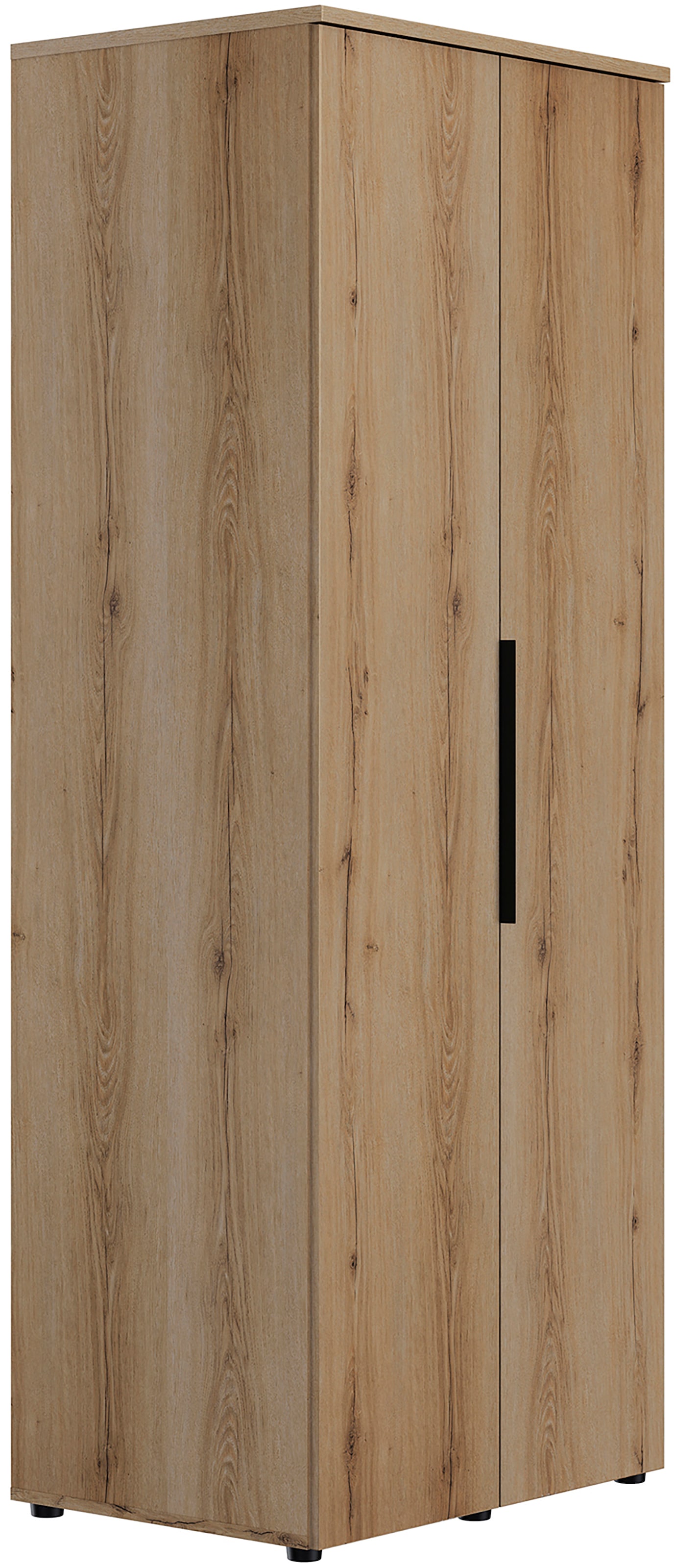 Gami Drehtürenschrank »Schrank 2 Türen«, 1/2 Kleiderschrank, 1/2 Wäscheschrank, grosszügiges Volumen
