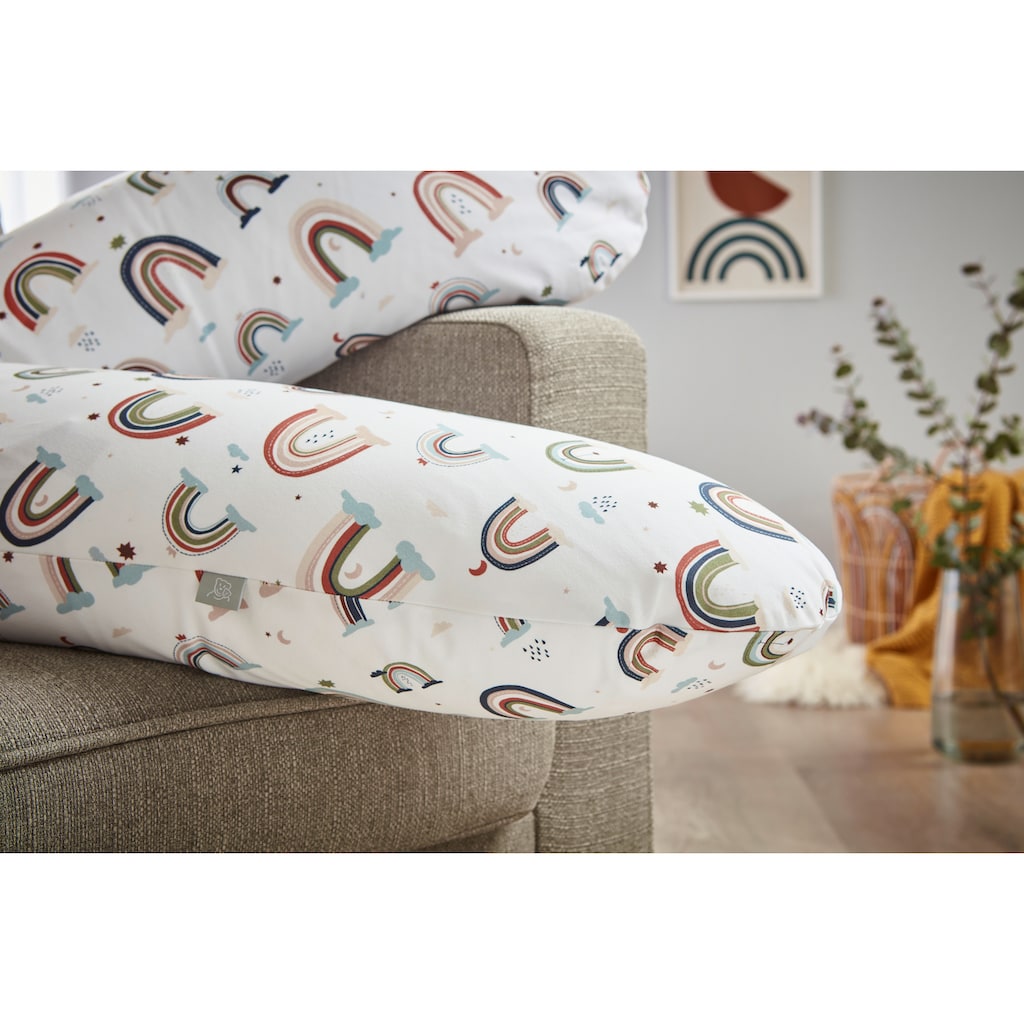 Rotho Babydesign Wickelauflage »Boho Rainbow«, (Set, 2 tlg.), in Keilform; inklusive Stillkissen Multi; Made in Europe