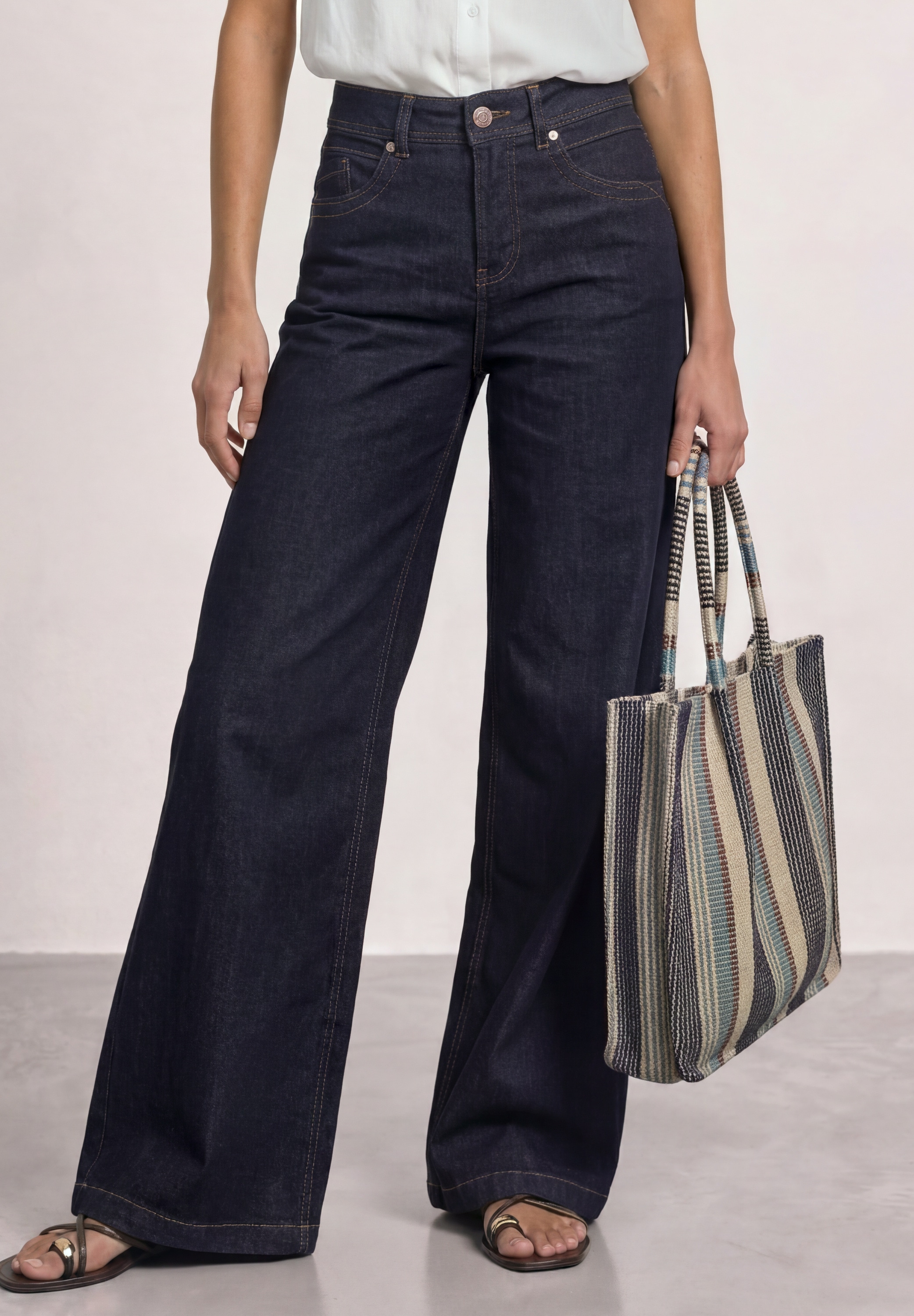 Image of STREET ONE Loose-fit-Jeans "Style Emee" mit Stretch / in Rinsed-Optik