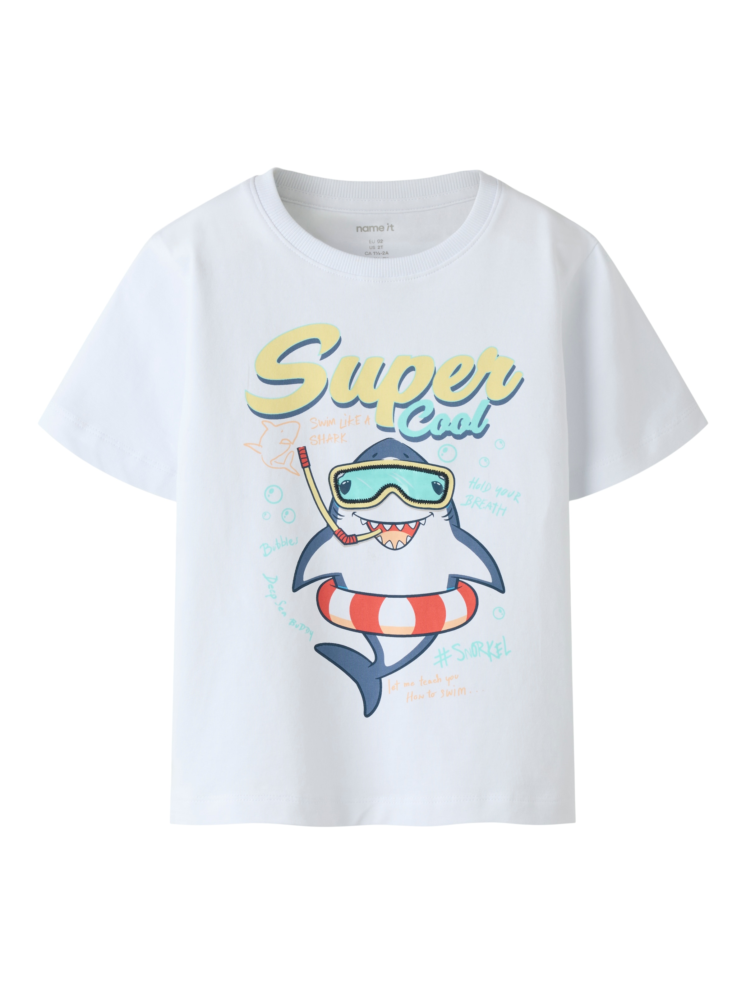 Image of Name It T-Shirt "NMMFYMZ SS NREG TOP BOX" mit sommerlichem Frontmotiv