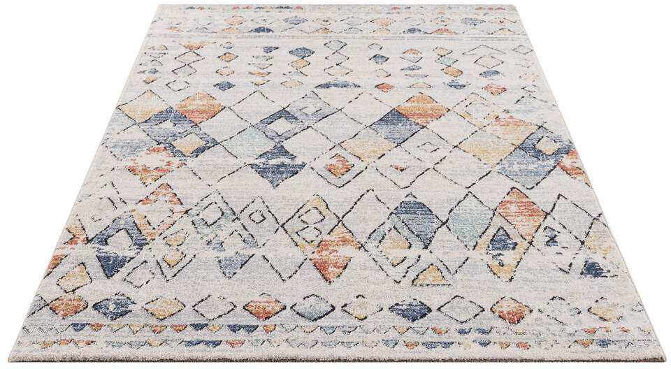 Image of Carpet City Teppich »Mista 2555«, rechteckig, 9 mm Höhe, Kurzflor, Boho-Optik, Multicolor, Weich, ideal für Wohnzimmer & Schlafzimmer bei Ackermann Versand Schweiz