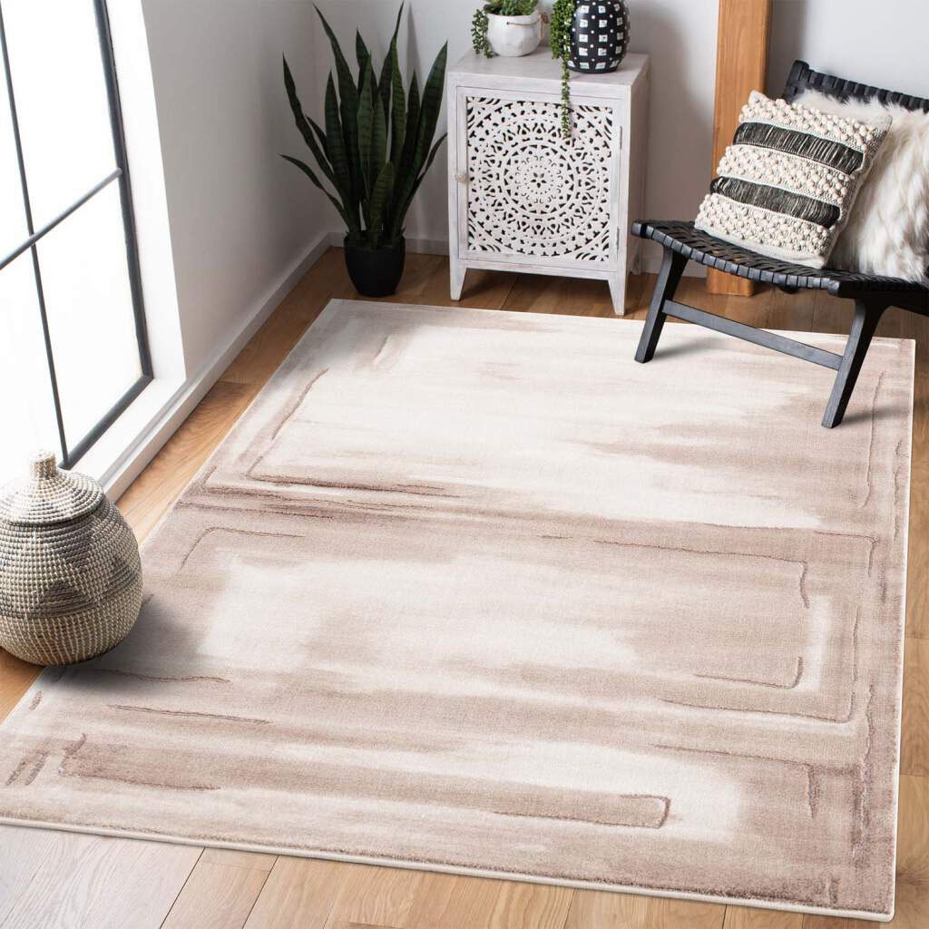 Image of Carpet City Teppich "Noa 9261" rechteckig 11 mm Höhe Läufer, Kurzflor, Modern, Weicher Flor, Pflegeleicht, Wohnzimmer