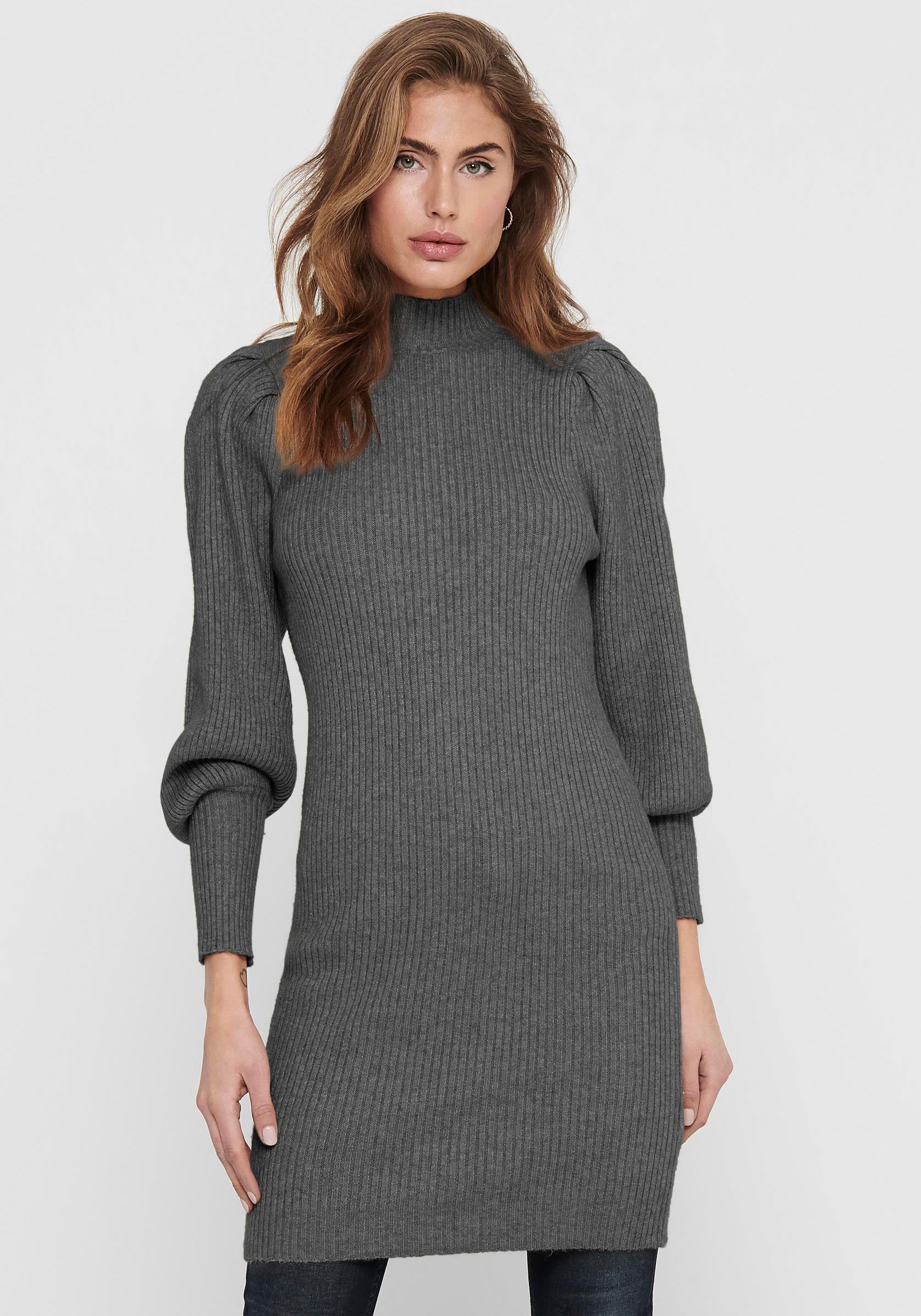 Image of ONLY Strickkleid "ONLKATIA L/S DRESS KNT NOOS" Viskosemischung