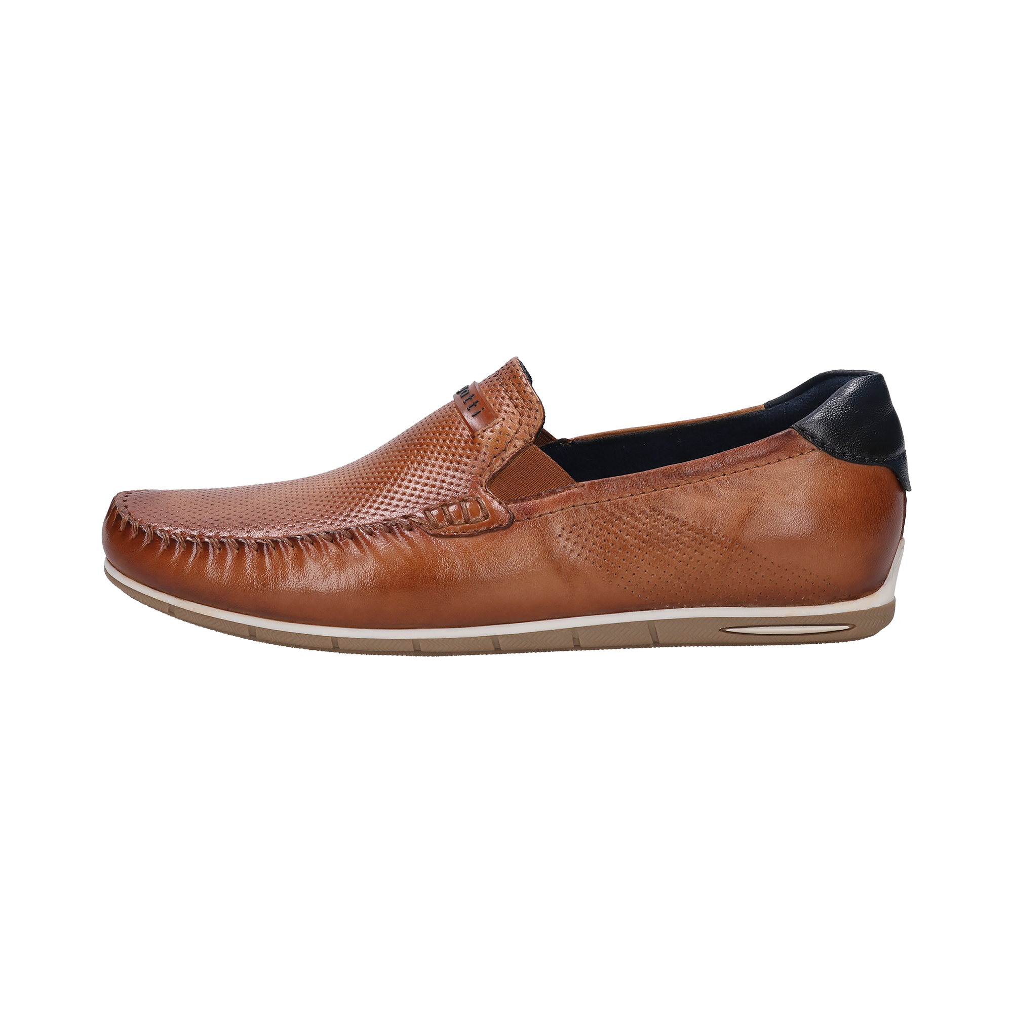bugatti Slipper  Schlupfschuh, Halbschuh mit Stretcheinsätzen, Mokassin Optik