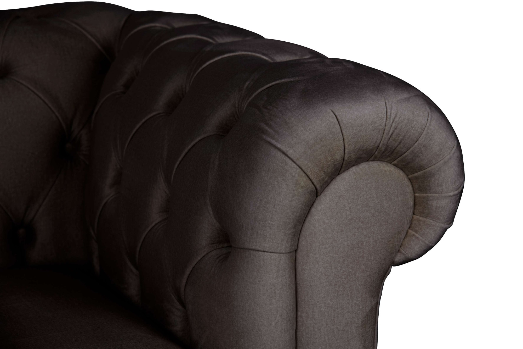 Home affaire 2-Sitzer »CHARENTE, Chesterfield-Sofa, Wellenfederung, Masse: B/T/H: 147/89/74 cm«, mit edler Knopfheftung und typischen Armlehnen