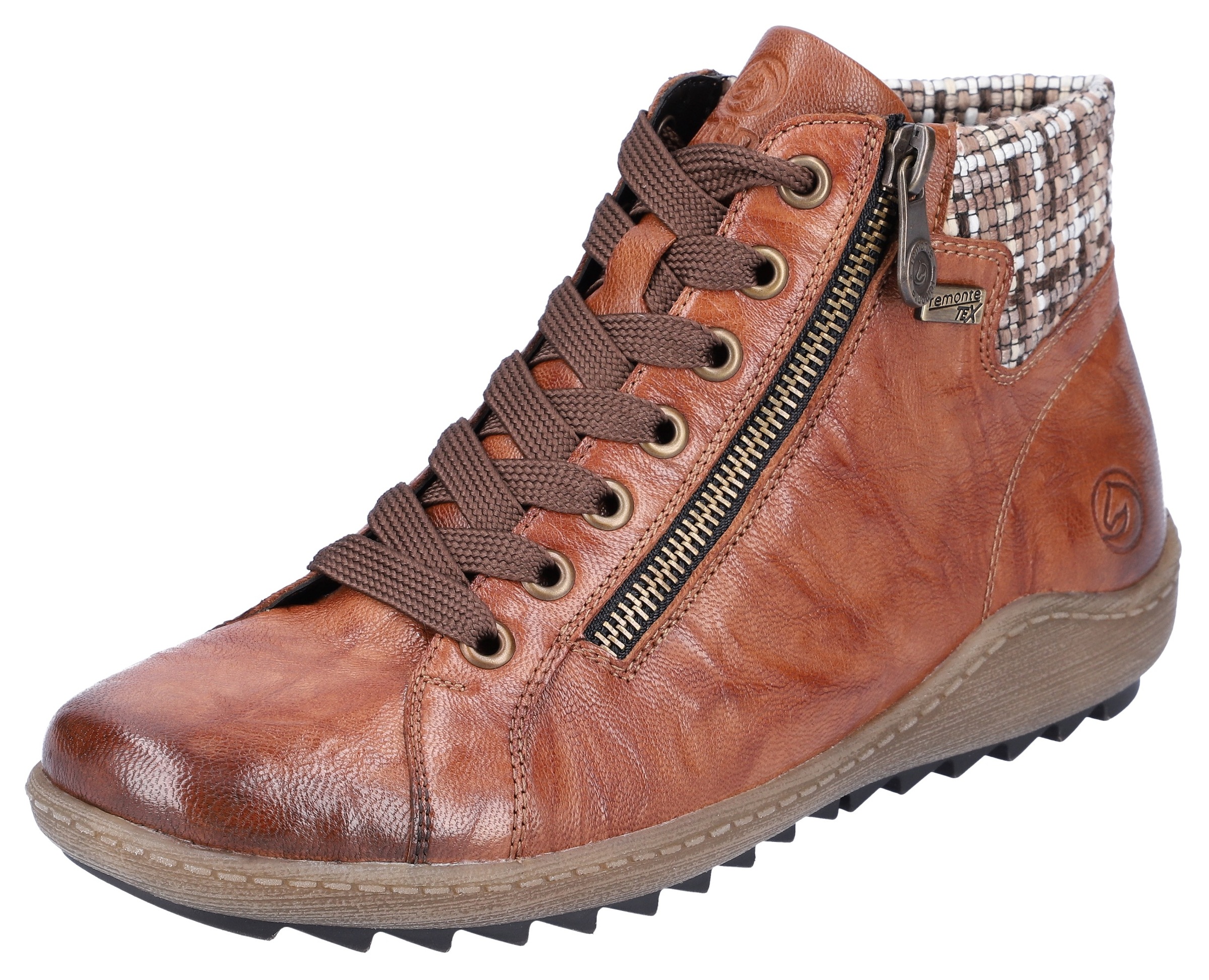 Image of Remonte Schnürboots, mit Textilkragen bei Ackermann Versand Schweiz