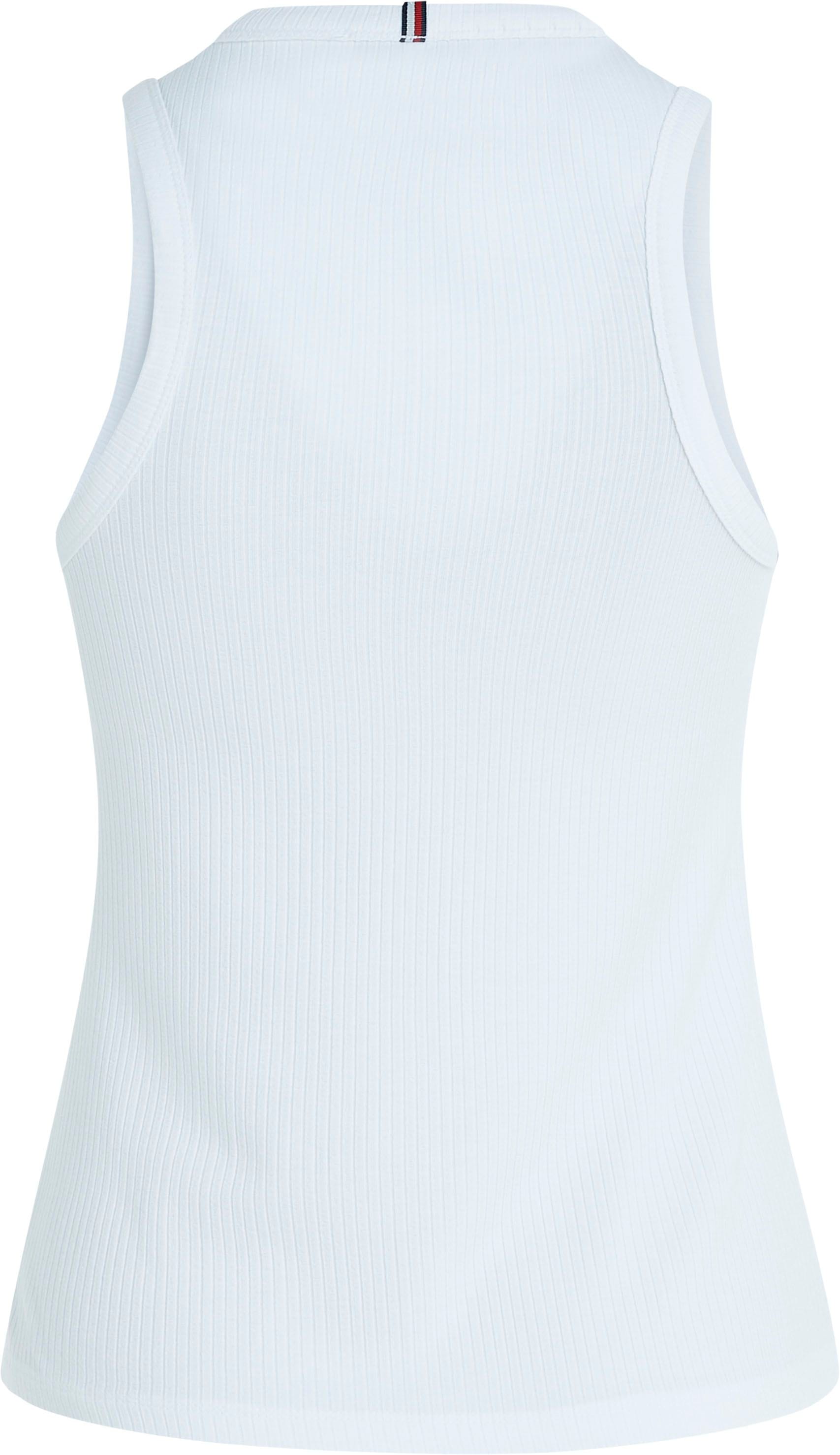 Tanktop »CRV SLIM 5X2 RIB TANK TOP NS«, PLUS SIZE CURVE,mit Logostickerei