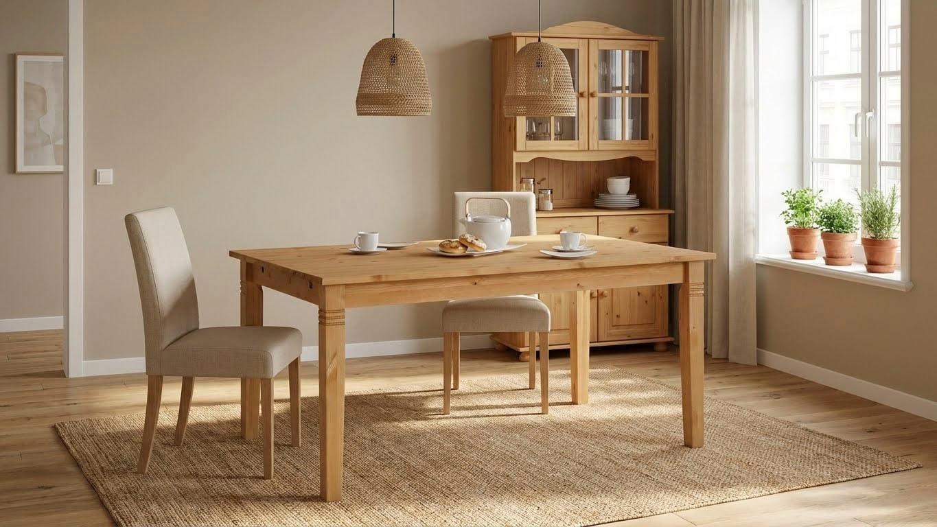 Home affaire Esstisch »Danuta« wahlweise mit Schublade, aus massiver Kiefer, FSC®-zertifiziert