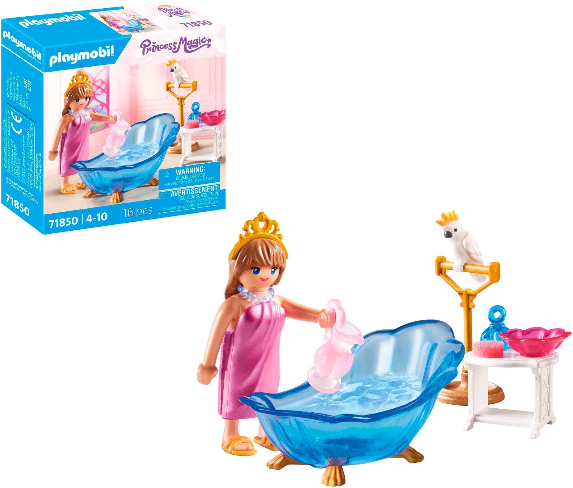 Playmobil® Konstruktions-Spielset »Badezimmer für Prinzessin (71850), Playmobil Princess Magic«