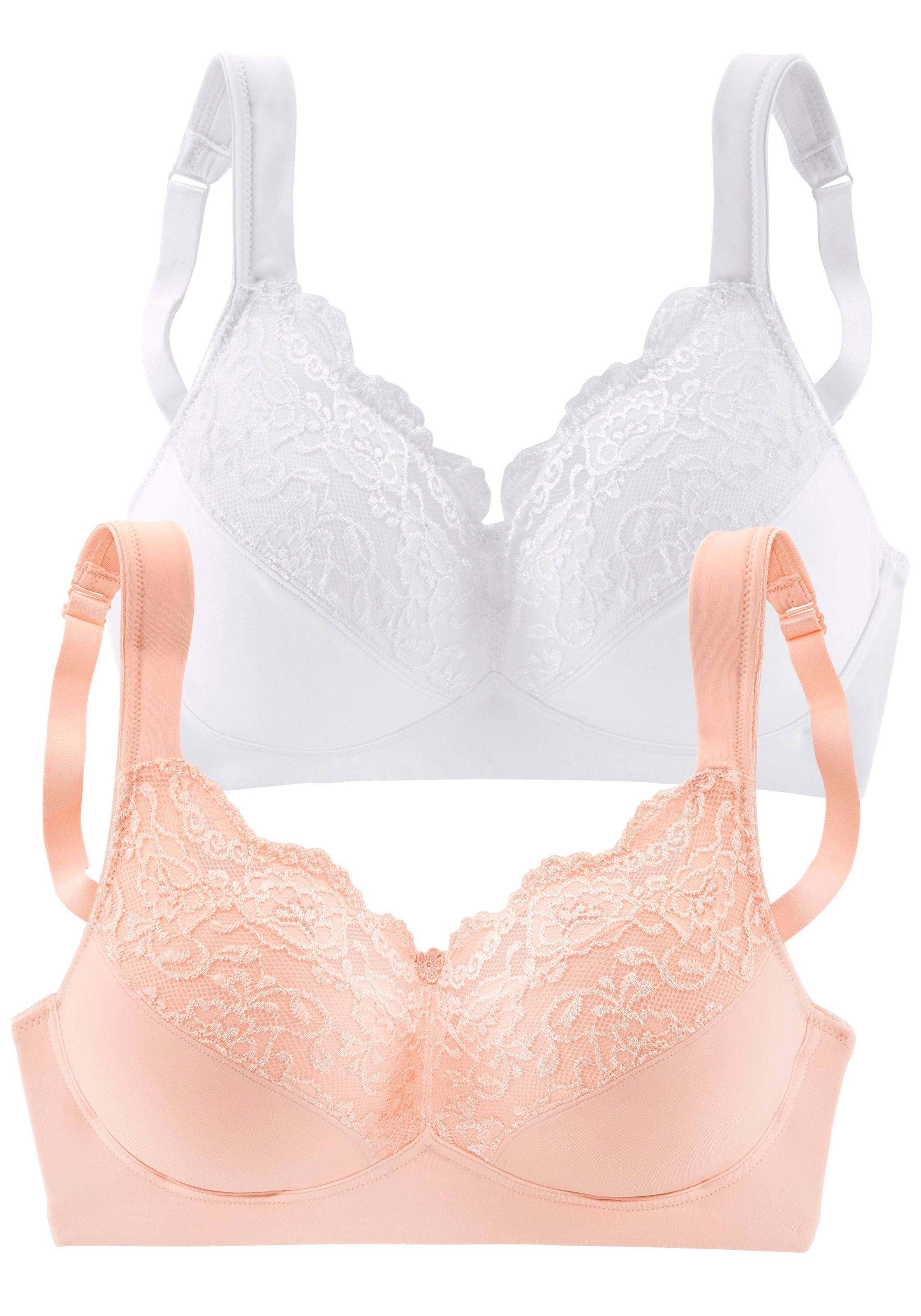 petite fleur by Lascana Soft-BH Packung, ohne Bügel mit Komfortträgern – auch ideal für große Größen