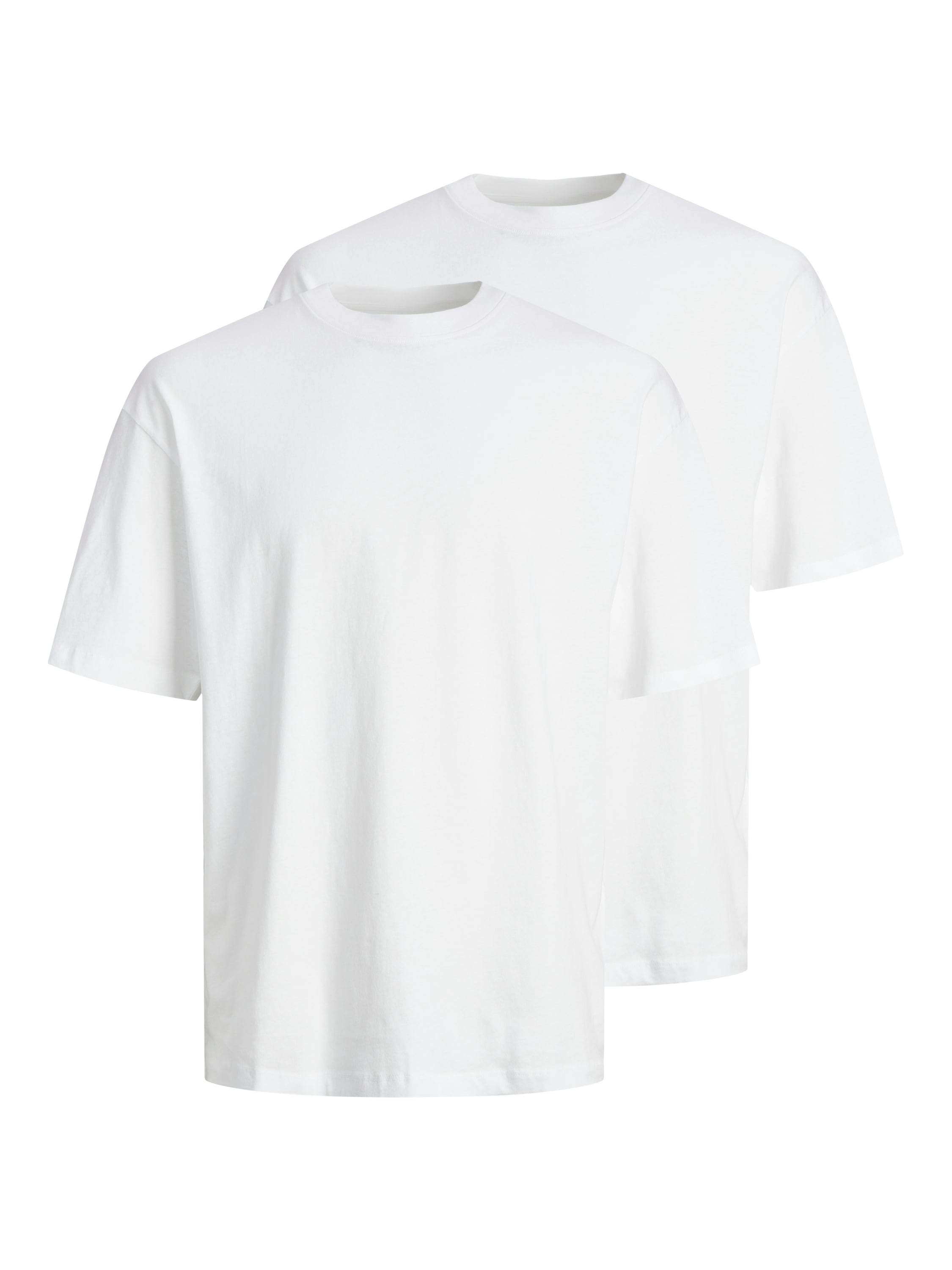 Image of Jack & Jones Rundhalsshirt "JJEBRADLEY TEE SS O-NECK 2PK MP NOOS" Packung, 2 Baumwolle, relaxed fit
