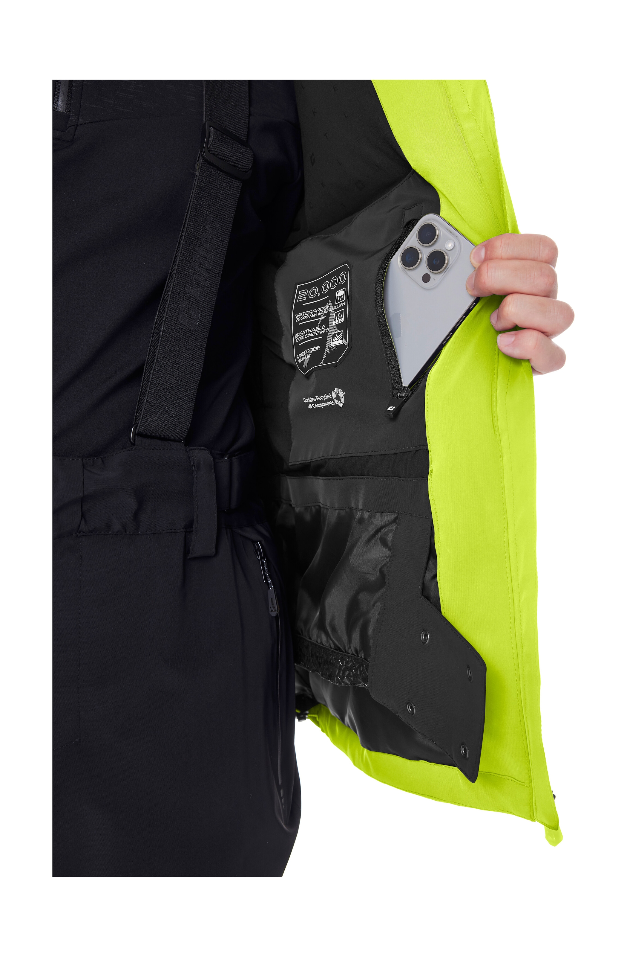 Killtec Veste de ski »KSW 51 MN SKI JCKT« Herren Funktionsjacke: wasserdicht, atmungsaktiv, 4-Wege-Stretch