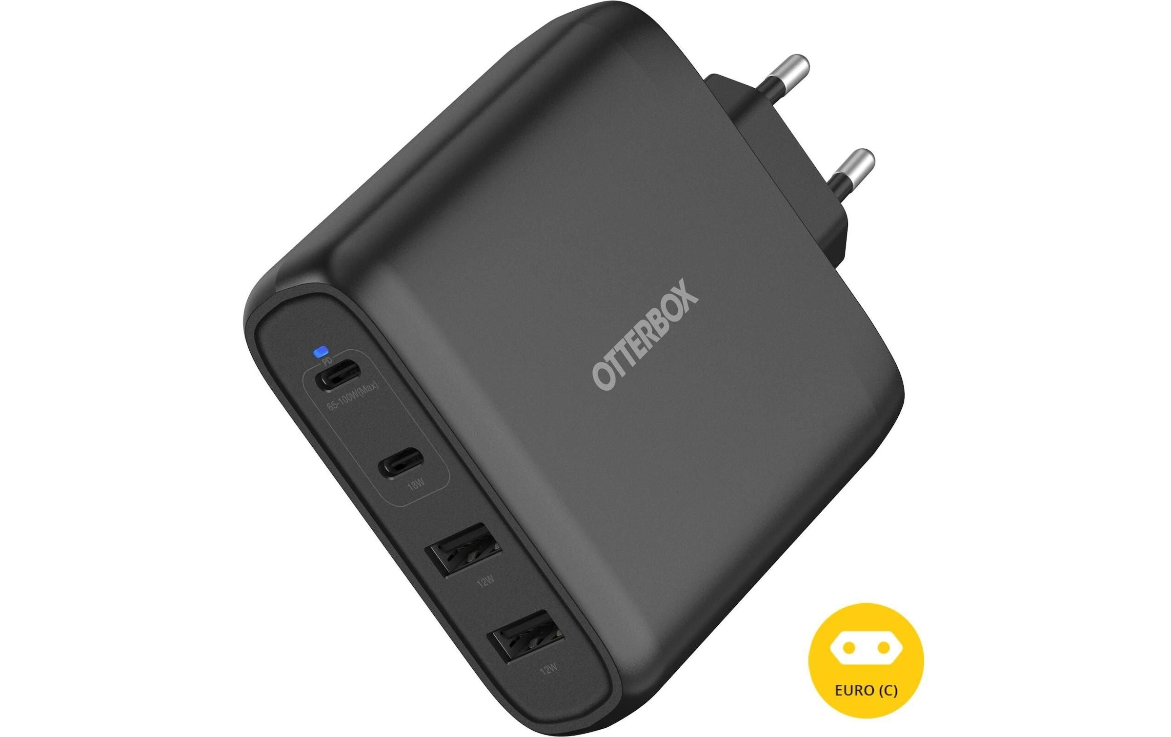 Otterbox USB-Ladegerät »Wall Charger 100W GaN 2x USB-C & 2x USB-A« USB-Power Delivery (PD)