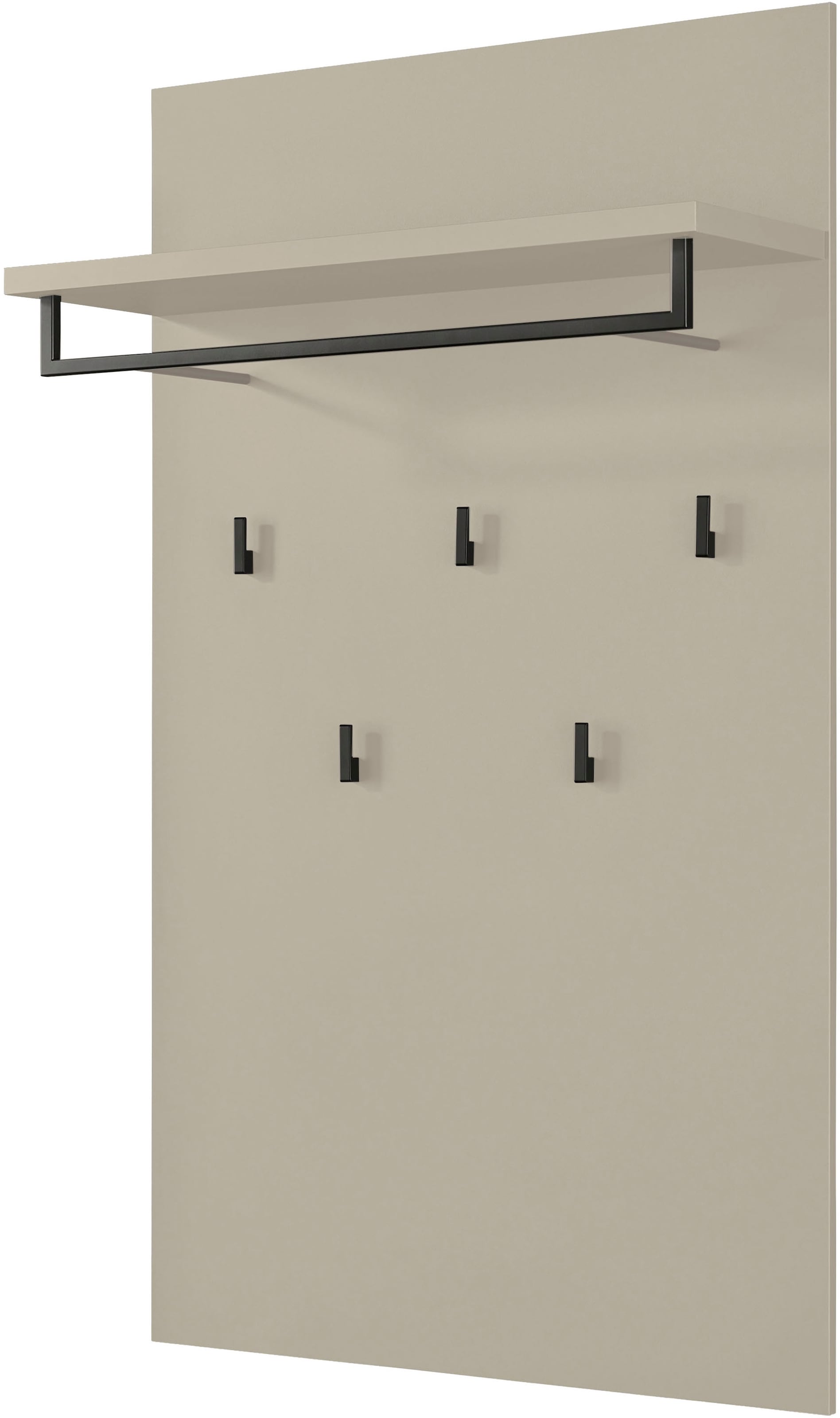Image of Mäusbacher Garderobenpaneel "Nova Garderobe" mit Kleiderstange und Hutablage BHT 69x123x28 cm