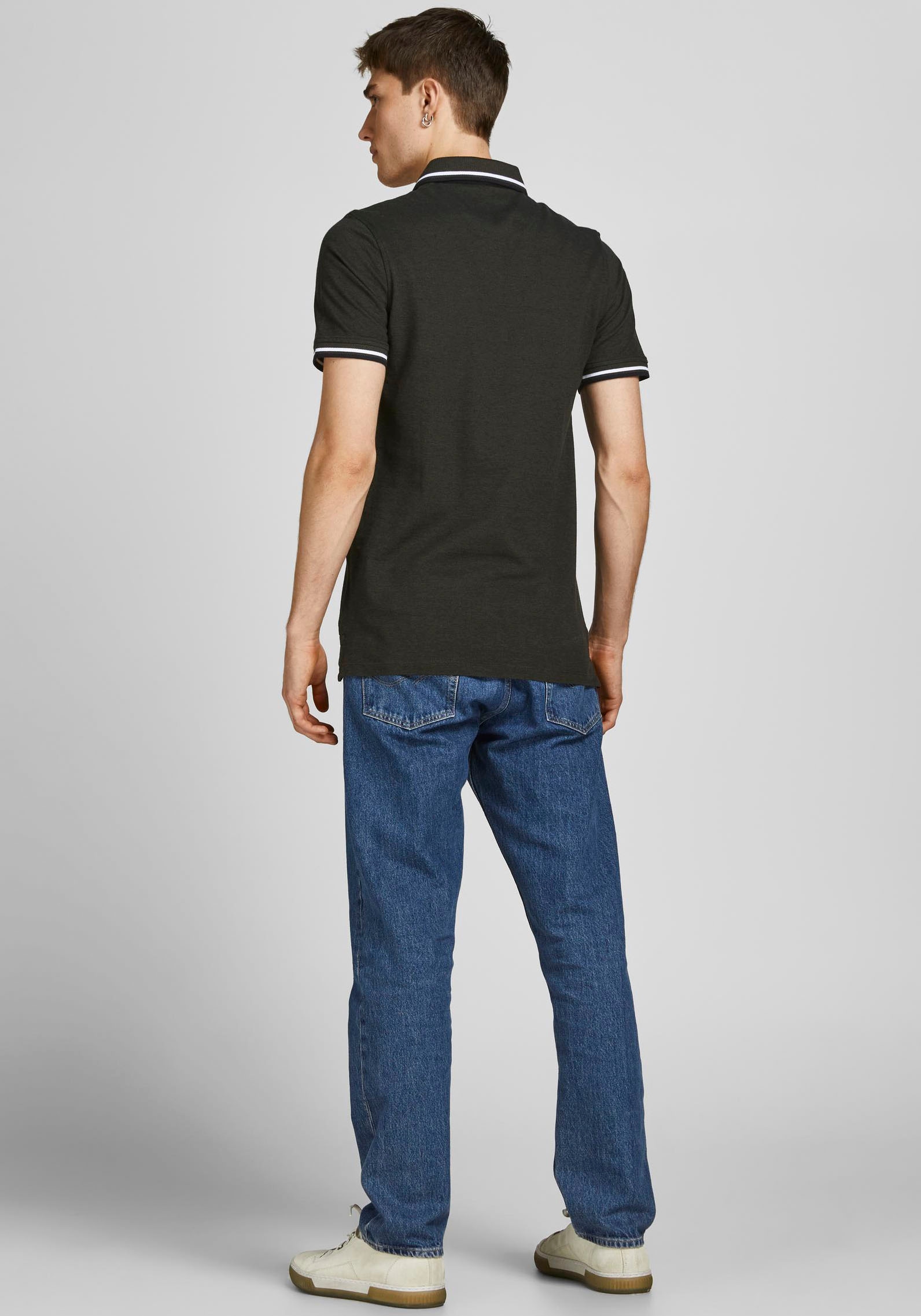 Jack & Jones Poloshirt »JJEPAULOS POLO SS 2PK MP NOOS«, (Packung, 2 tlg., 2er-Pack)