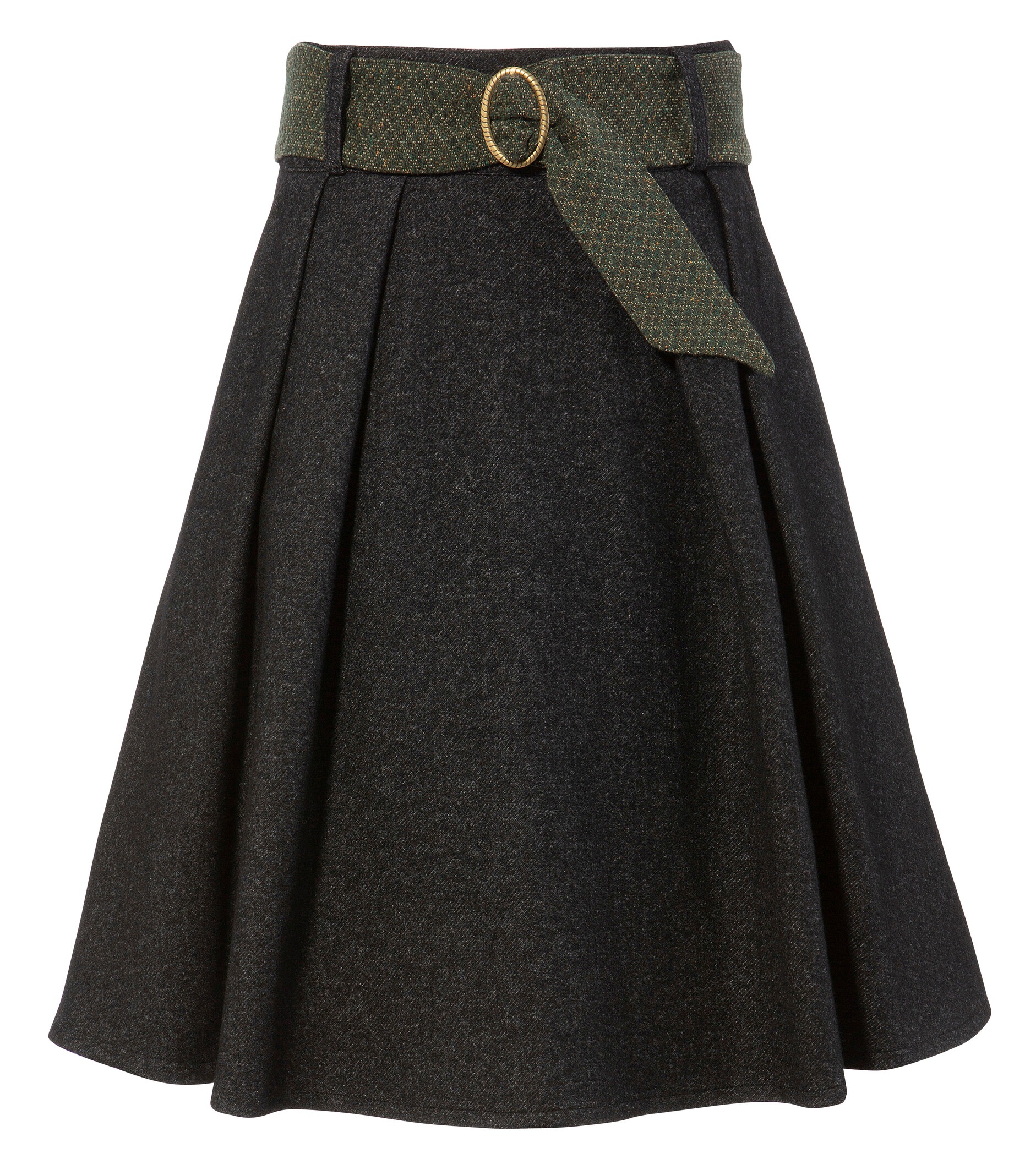 Image of H. Moser Trachtenrock, Damen, mit kontrastfarbigem Stoffgürtel und Metallschliesse bei Ackermann Versand Schweiz